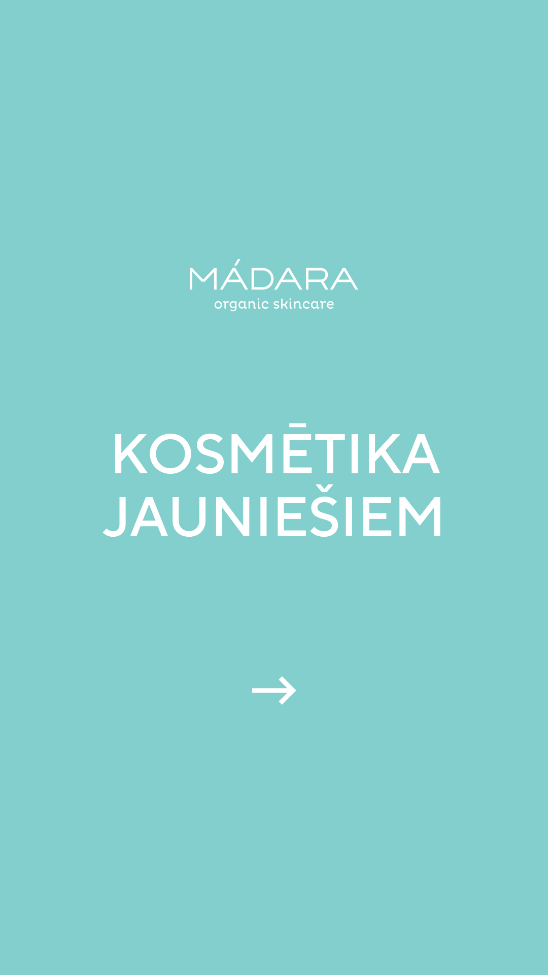 Mádara Organic Skincare Facebook ad