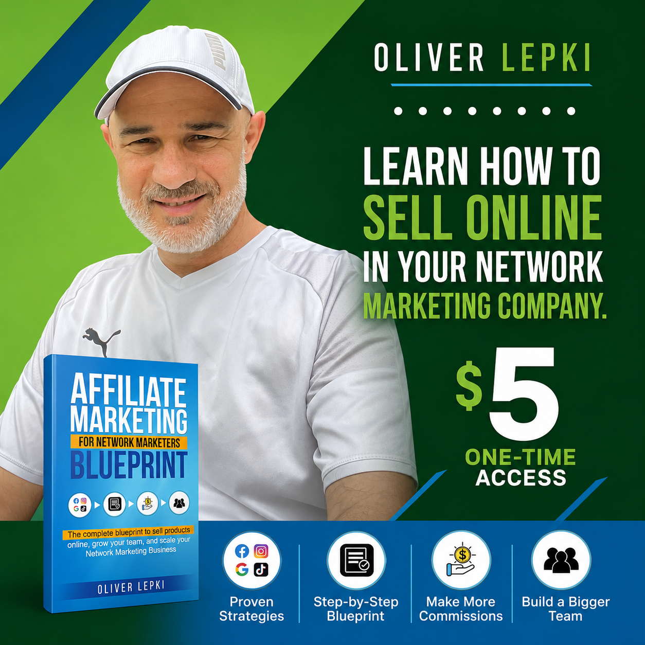 Oliver Lepki - Business Coach and Mentor Forever Facebook ad: Professional Online Model of promoting and selling…