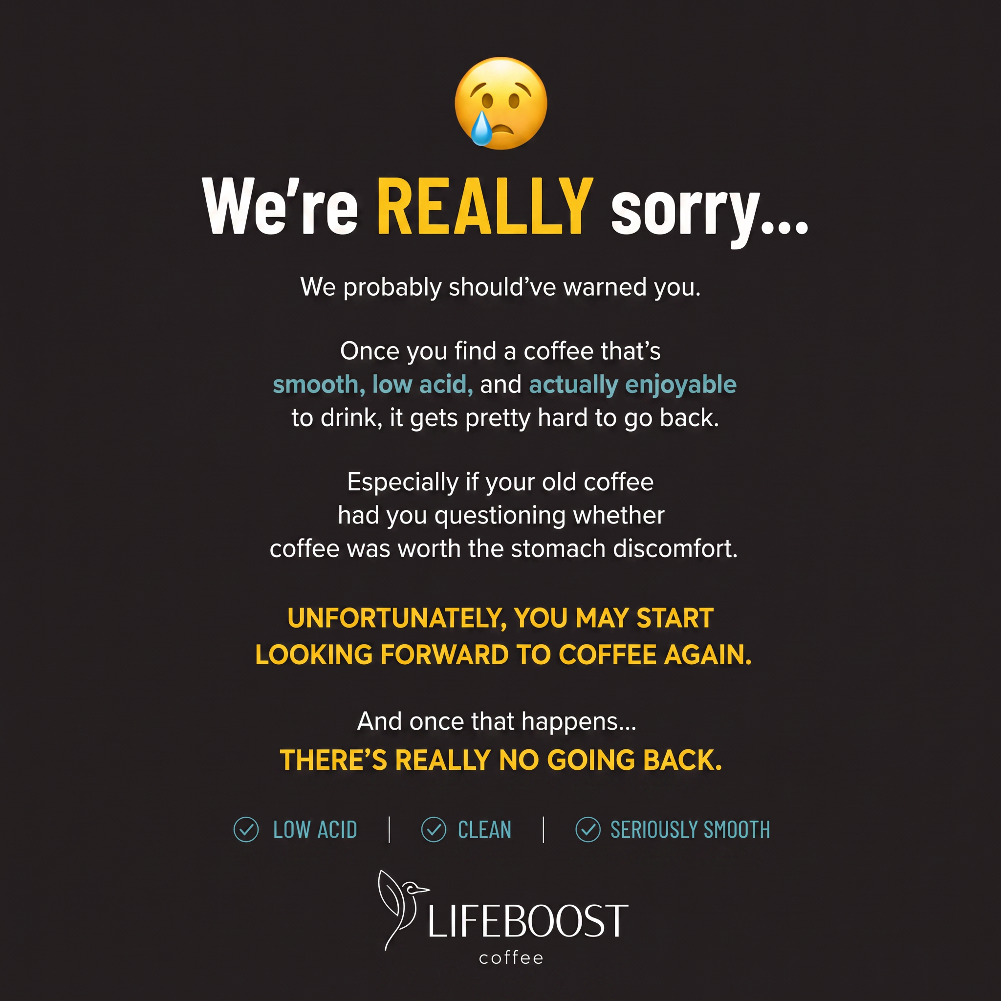 Lifeboost Coffee Facebook ad