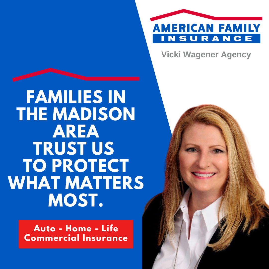 Vicki Wagener Agency, LLC - American Family Insurance Facebook ad: Getting the right insurance to protect your dreams…
