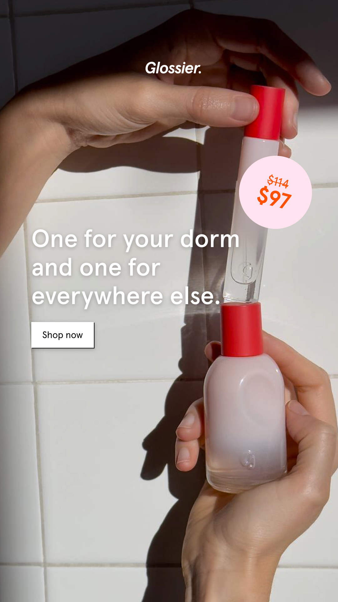 Glossier Facebook ad