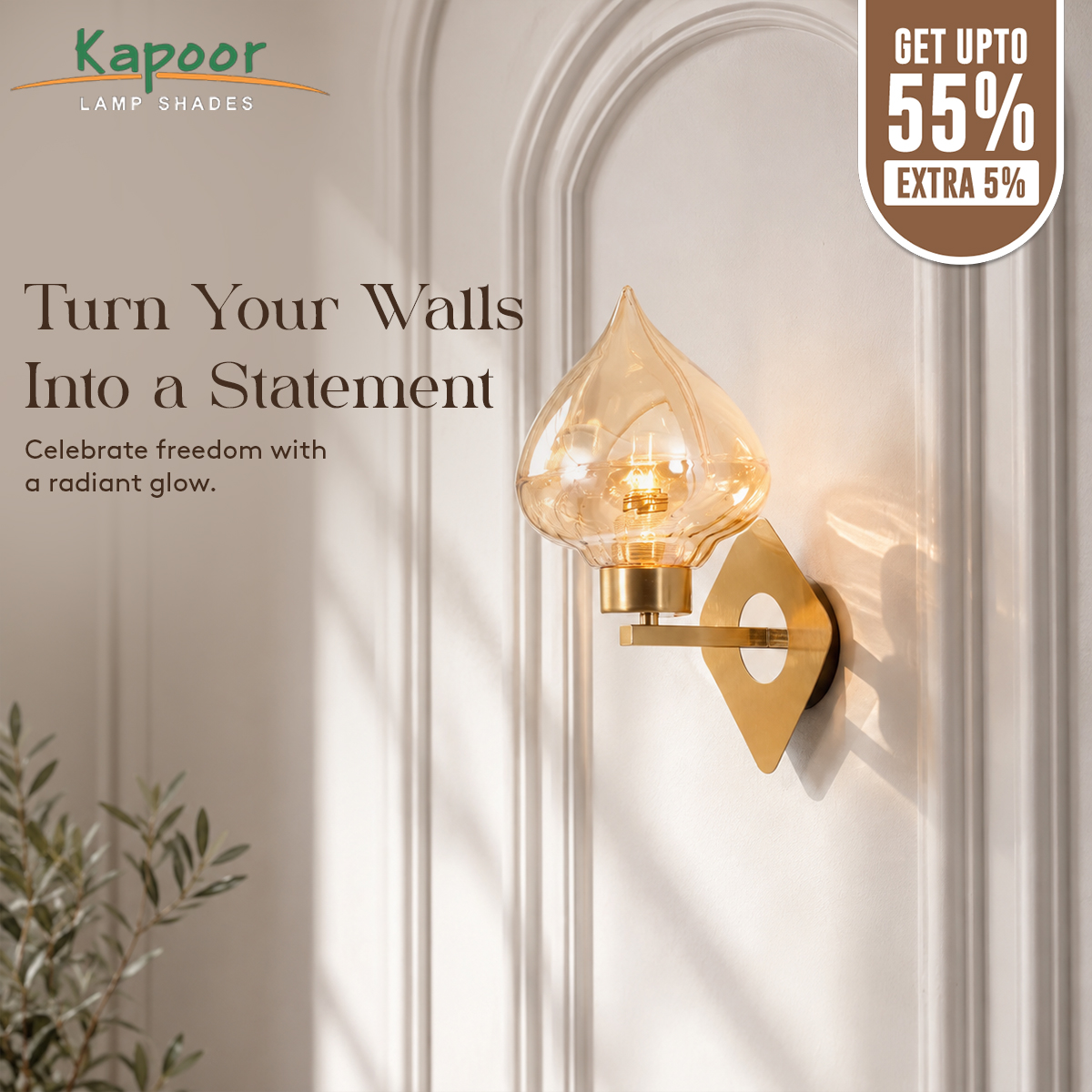 Kapoor Lampshades Facebook ad from Aug 11, 2026