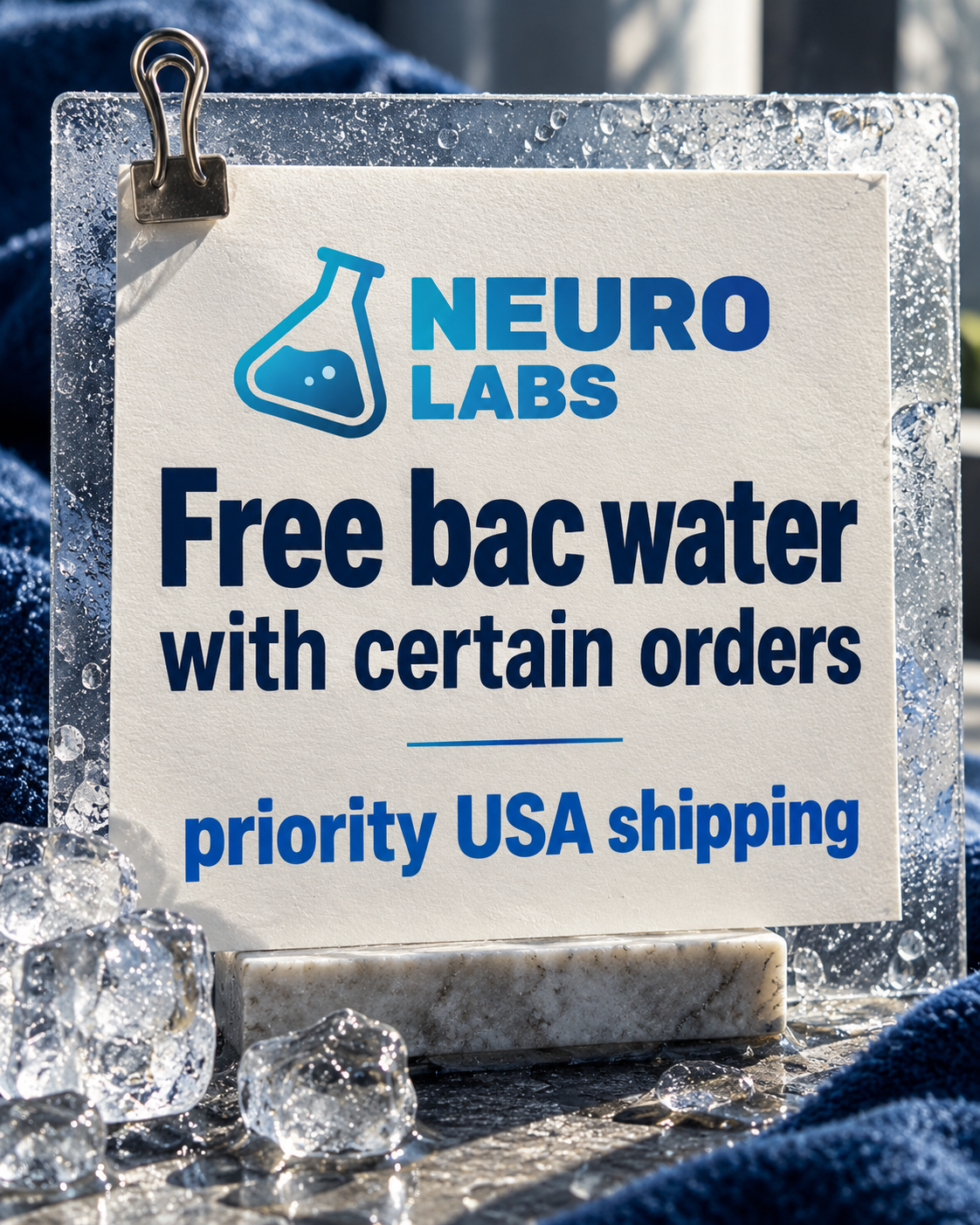 NL Facebook ad: NeuroLabs, Premium Research Peptides | ≥99% COA-Tested USA