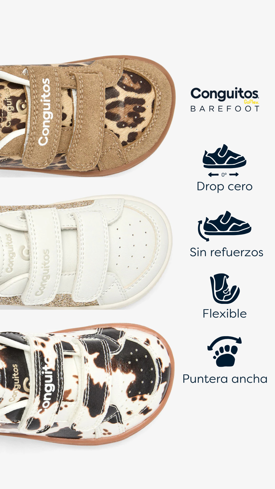 Conguitos Facebook ad: BAREFOOT Pisada Natural