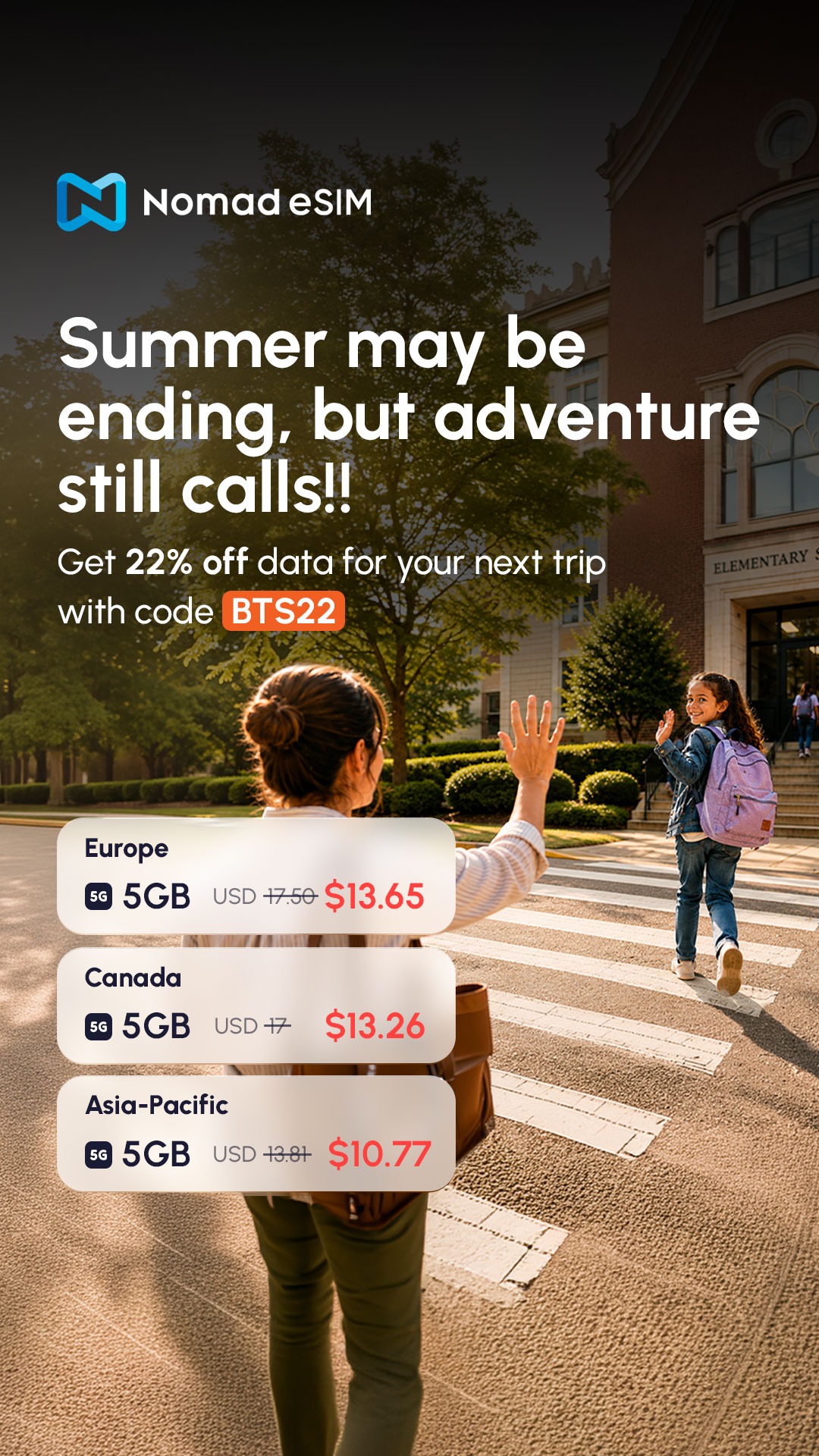 Nomad Esim Facebook ad