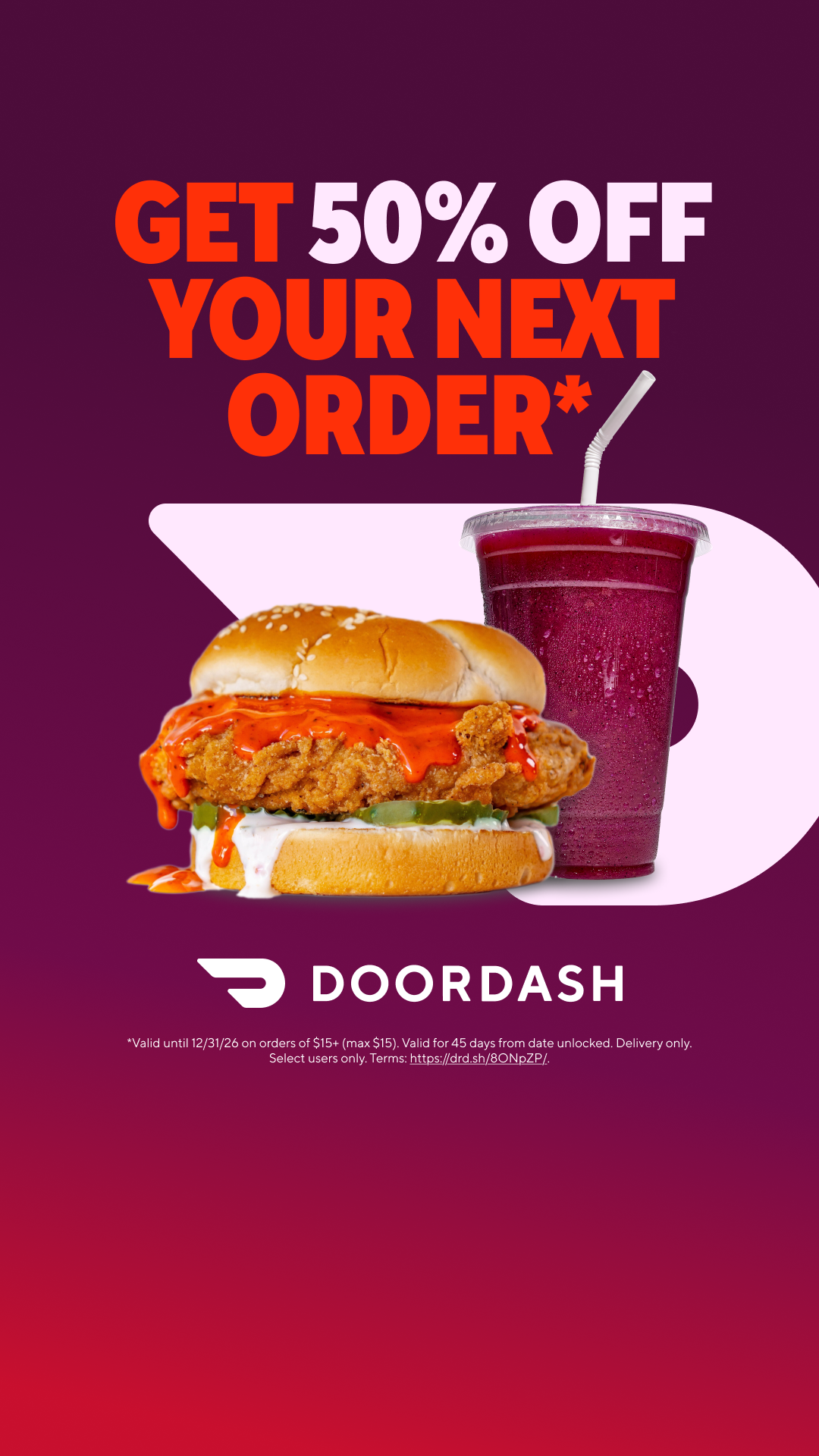 DoorDash Facebook ad