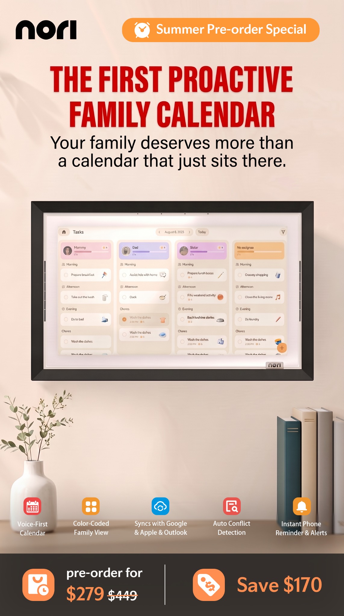 Nori Family Hub Facebook ad from Jul 7, 2026