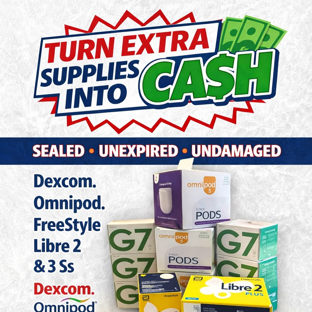Test Strip Surplus Facebook ad: Turn Supplies into Cash Today
