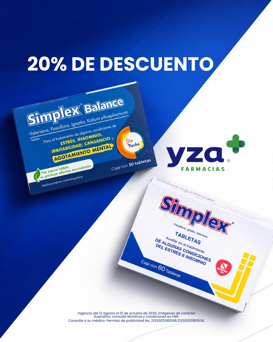 Simplex Facebook ad: Encuentra Simplex en tu farmacia más cercana.