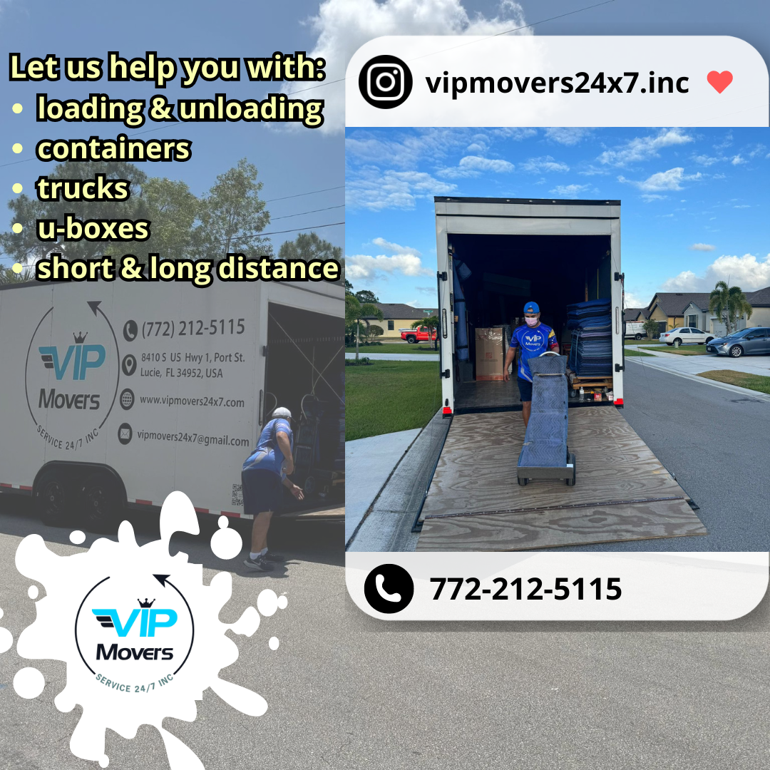 VIP Movers Services 24/7 Facebook ad