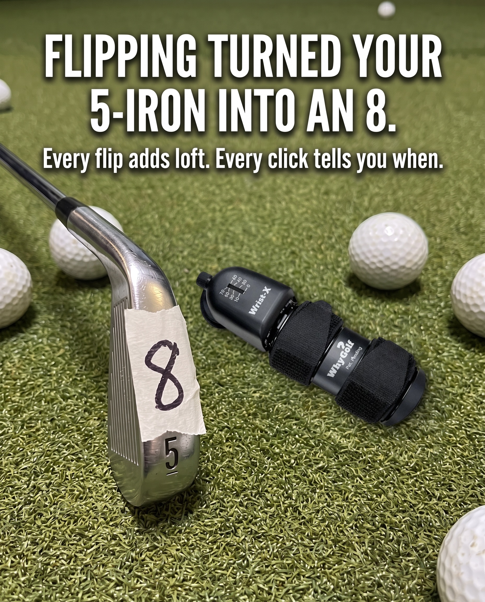 WhyGolf Facebook ad: Stop Adding Loft at Impact