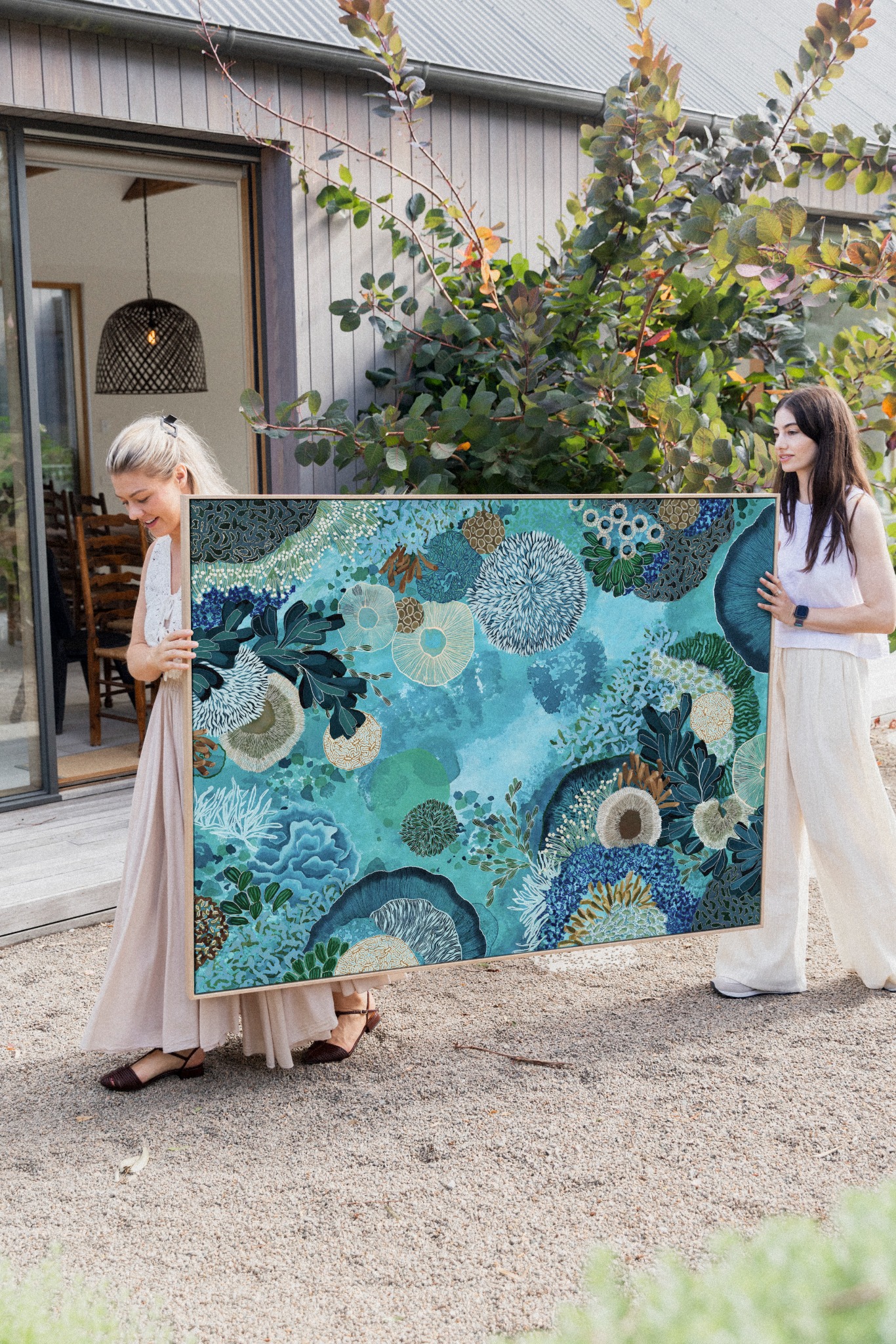 Steph Brooke - Artist Facebook ad: Flowers of the Sea is my latest collection…