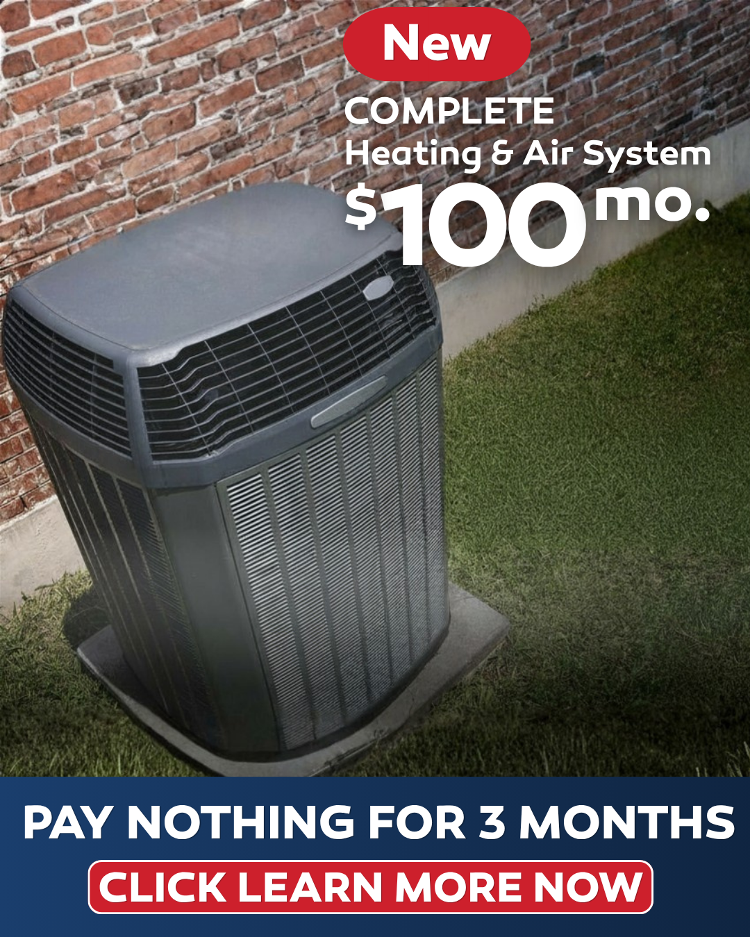 Paschal Air, Plumbing & Electric Facebook ad: Here's How to Put a New AC in Your Home Without a Big…