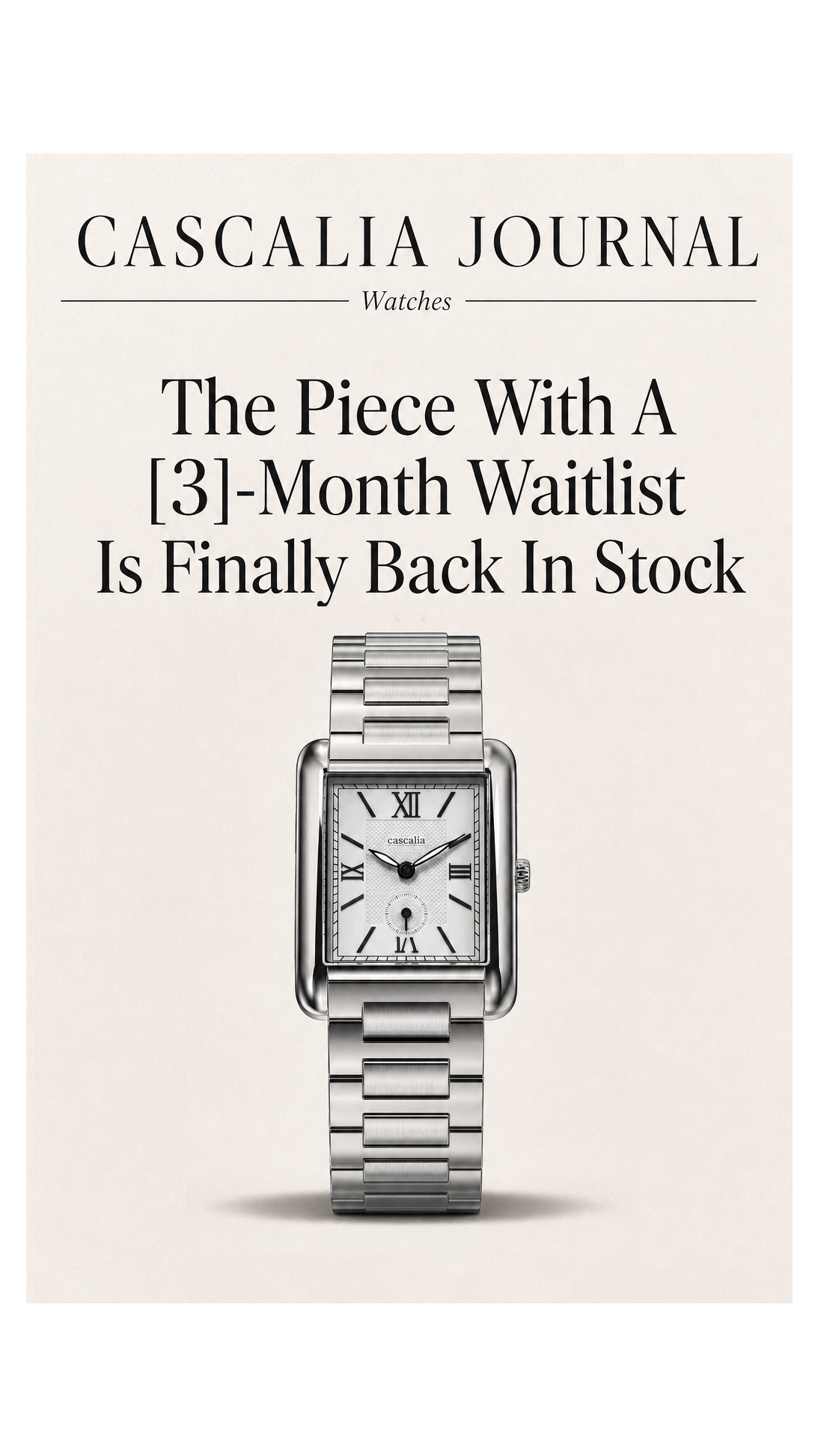 Cascalia Facebook ad