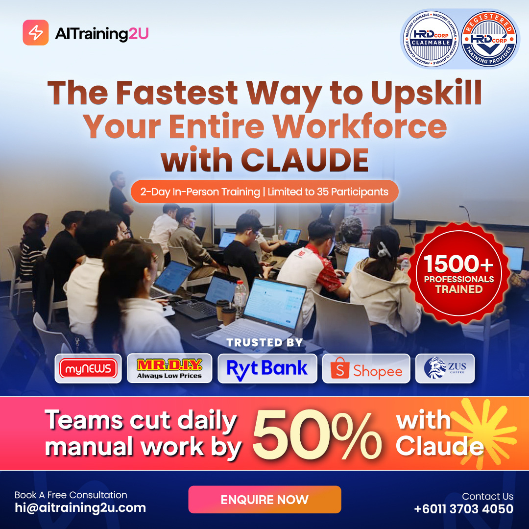 AITraining2U Facebook ad: Corporate AI Training That Drives Real Business Results