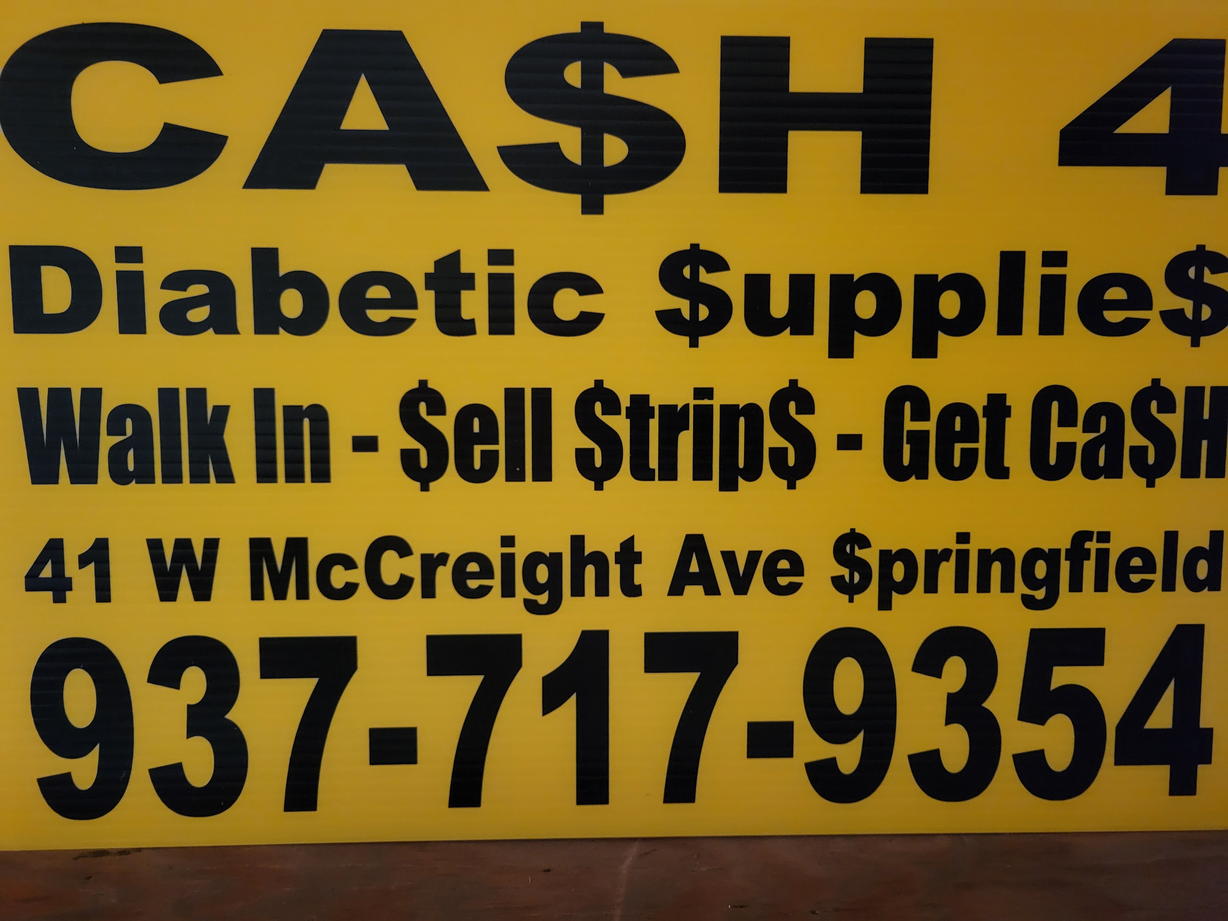 We Buy Diabetic Supplies Facebook ad: We buy diabetic supplies from the general public!