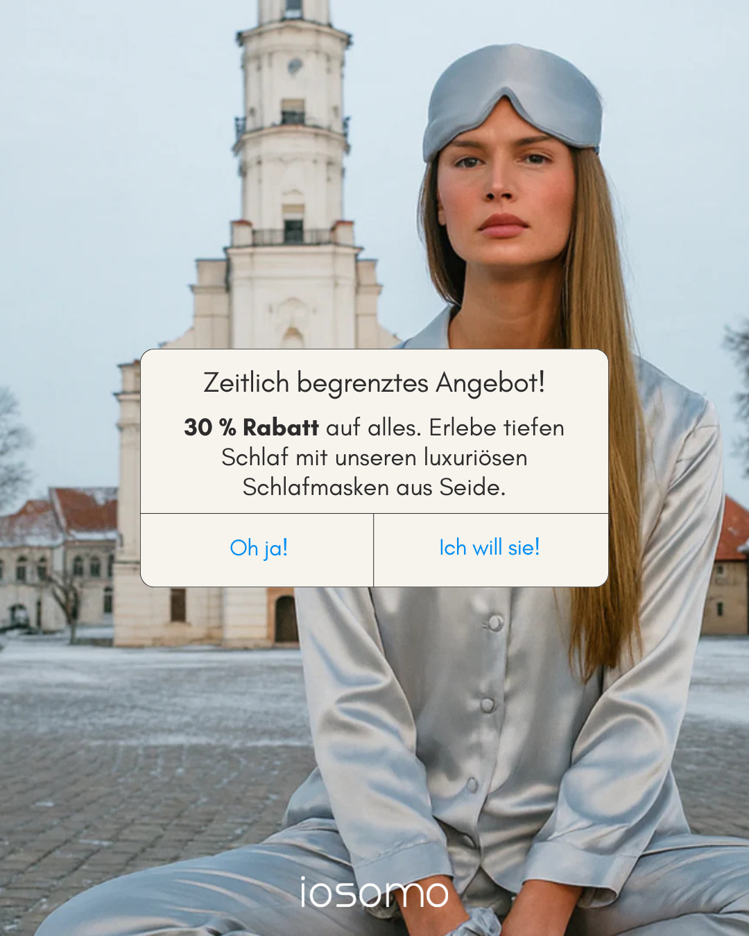 Iosomo Facebook ad: NUR FÜR KURZE ZEIT