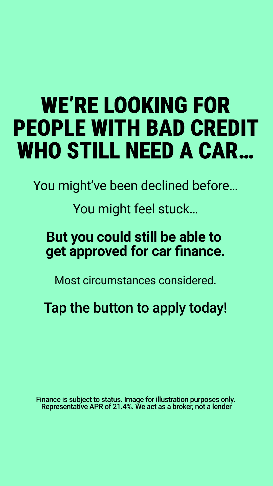 Easy carloans Facebook ad