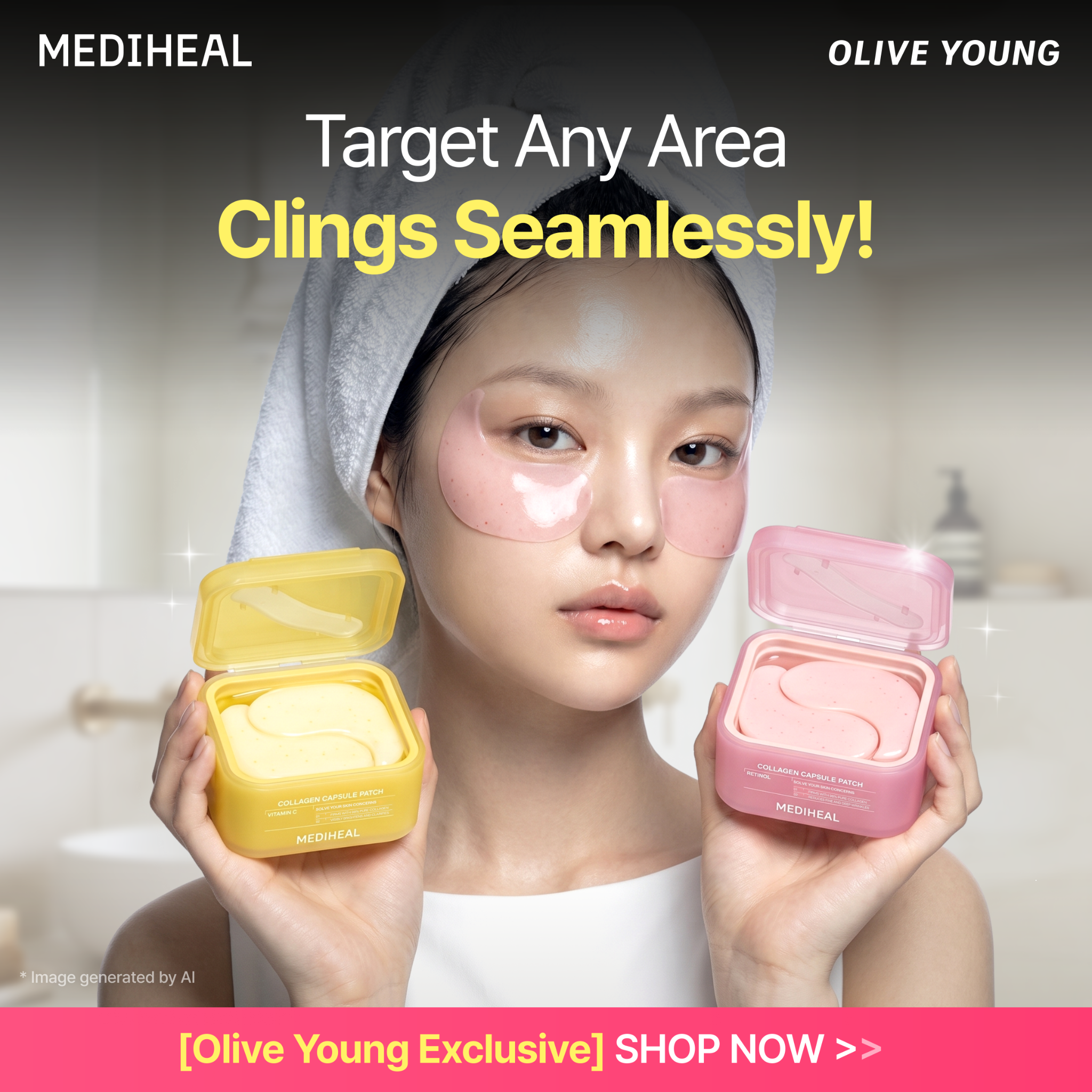 Mediheal USA Facebook ad: [Mediheal] Capsule Eye Patch