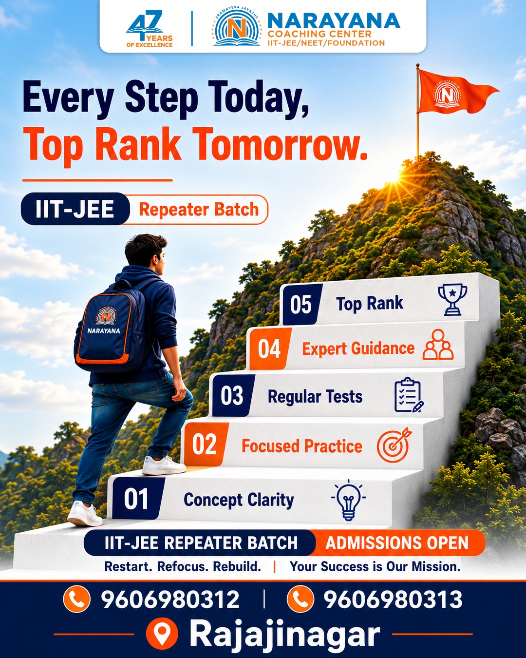 Narayana IIT JEE & NEET Coaching Institute Rajajinagar Facebook ad