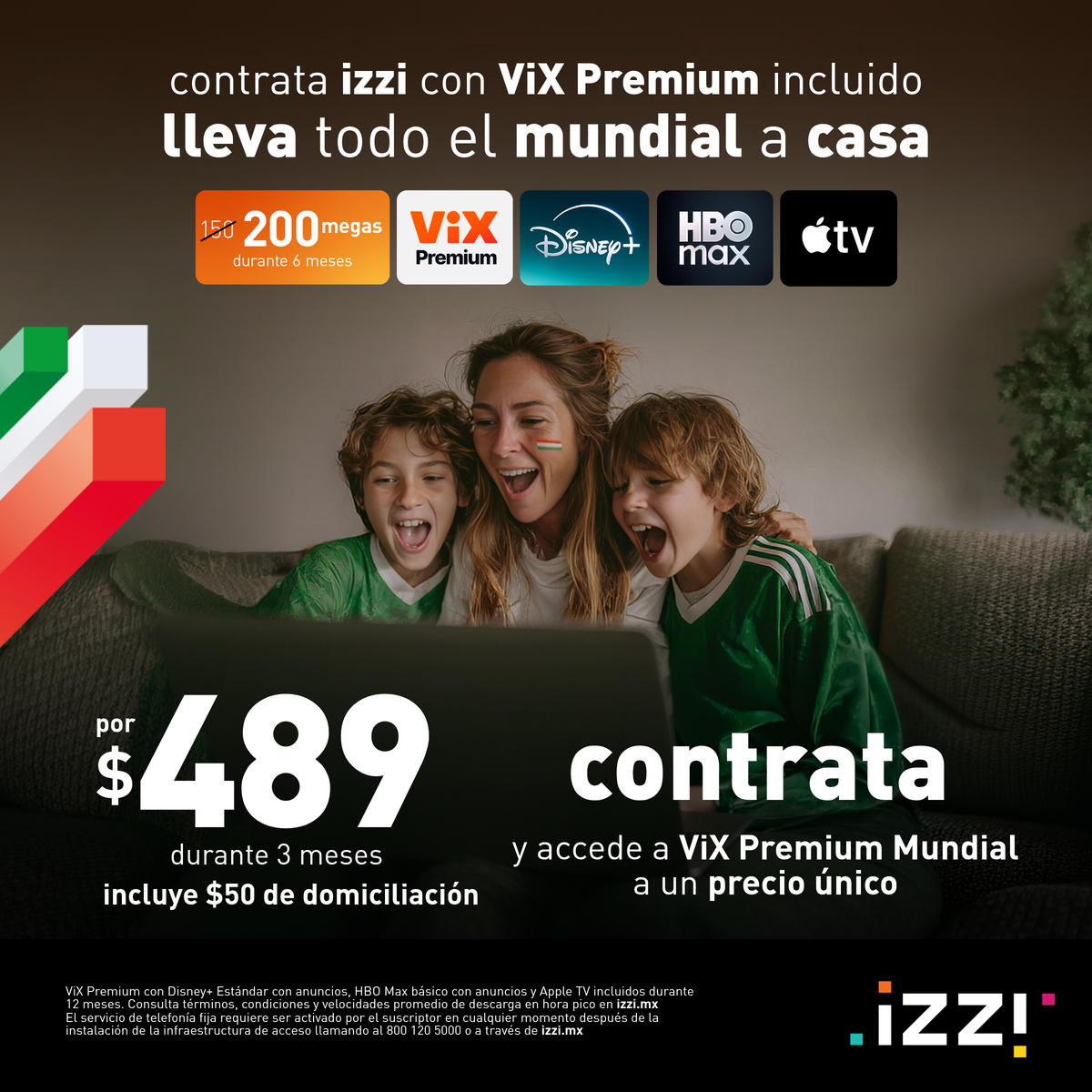 izzi telecom Facebook ad