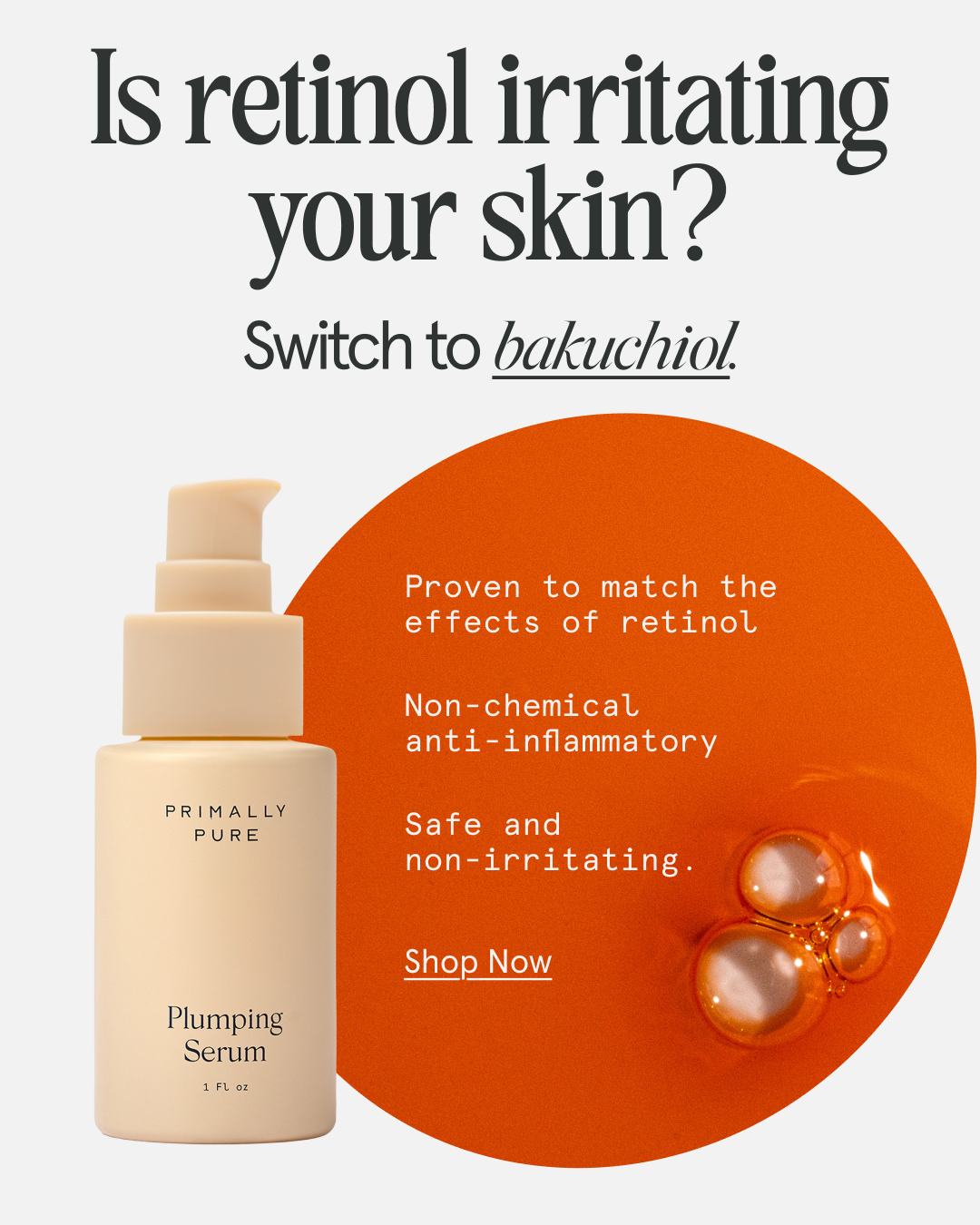 Primally Pure Skincare Facebook ad