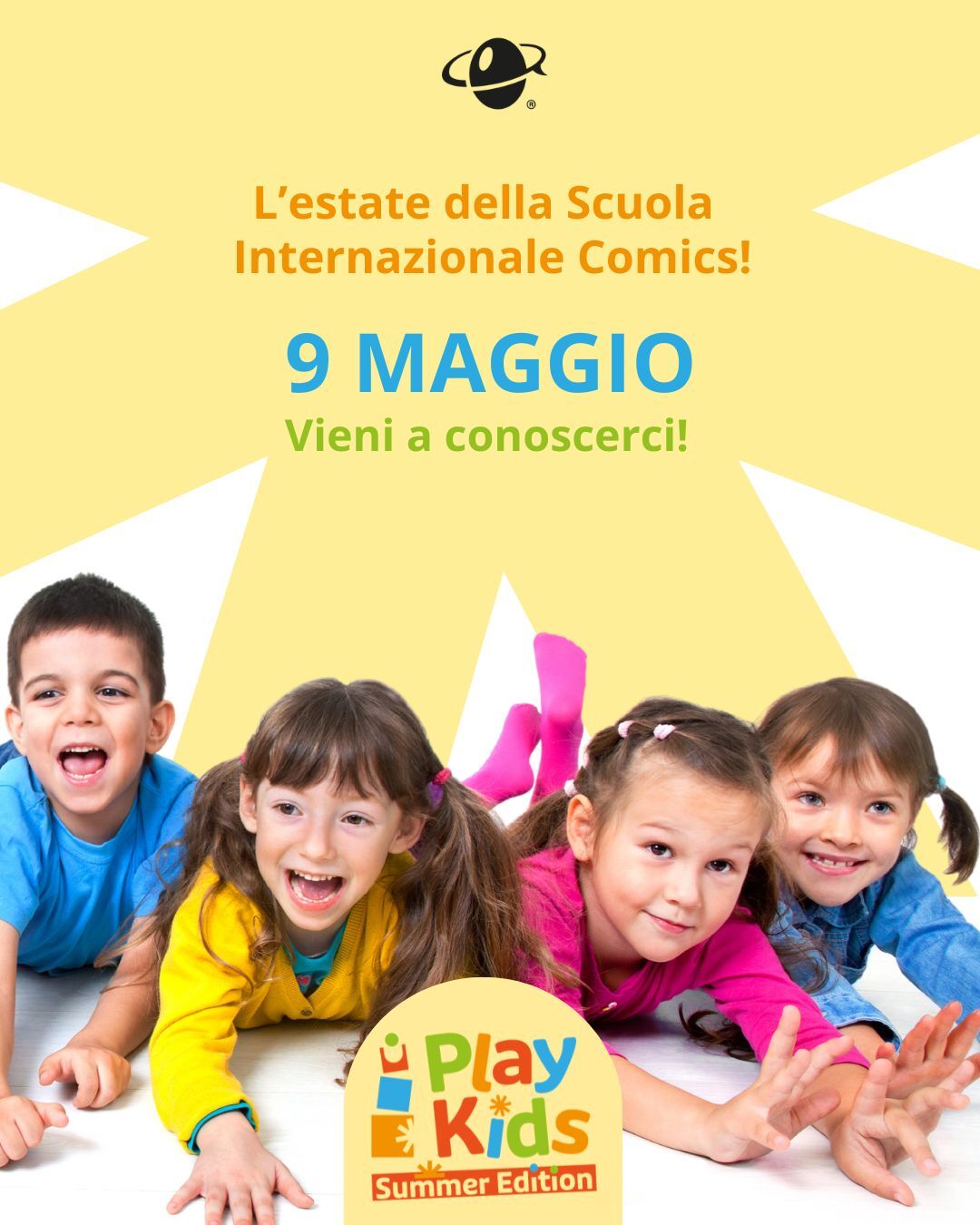 Scuola Internazionale di Comics di Roma Facebook ad: Nasce PLAY KIDS: Creatività, Gioco e Crescita