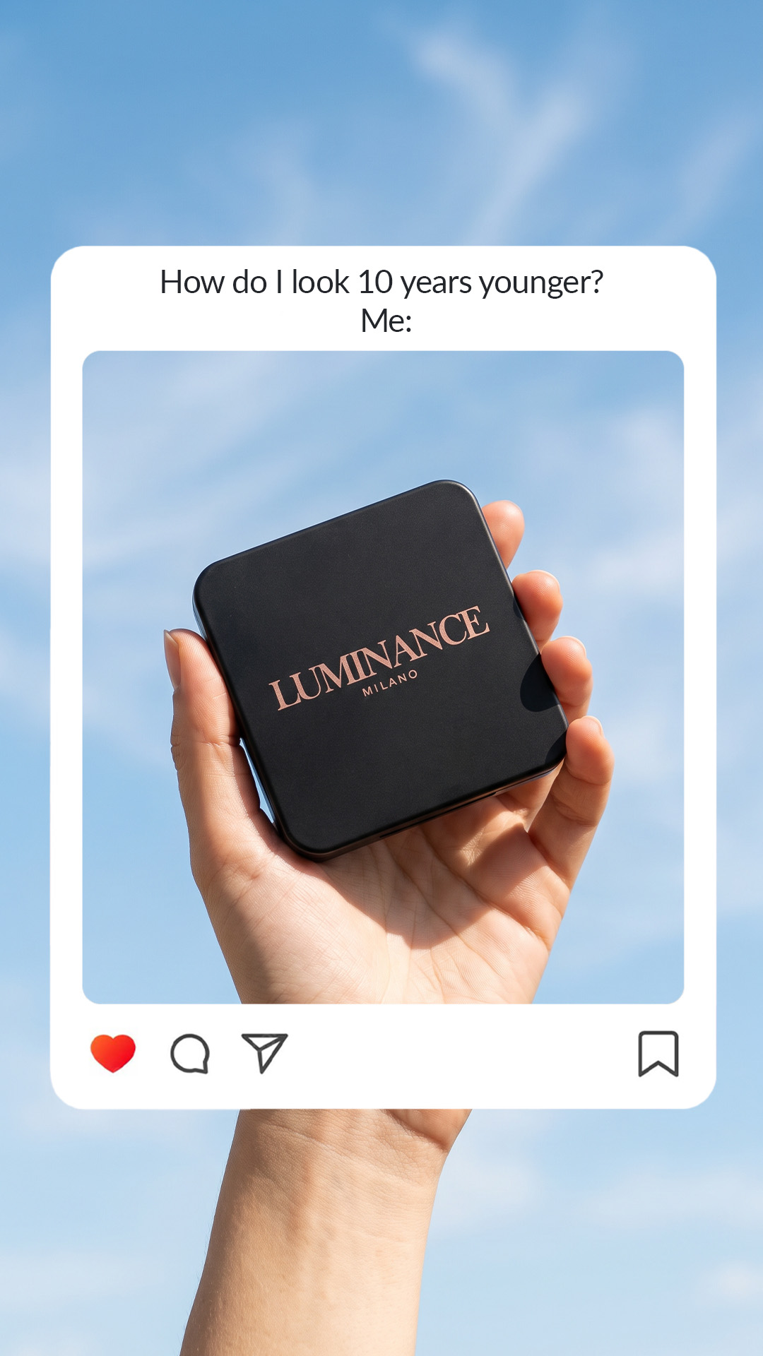 Luminance Milano Facebook ad: The under-eye trick MUAs swear by