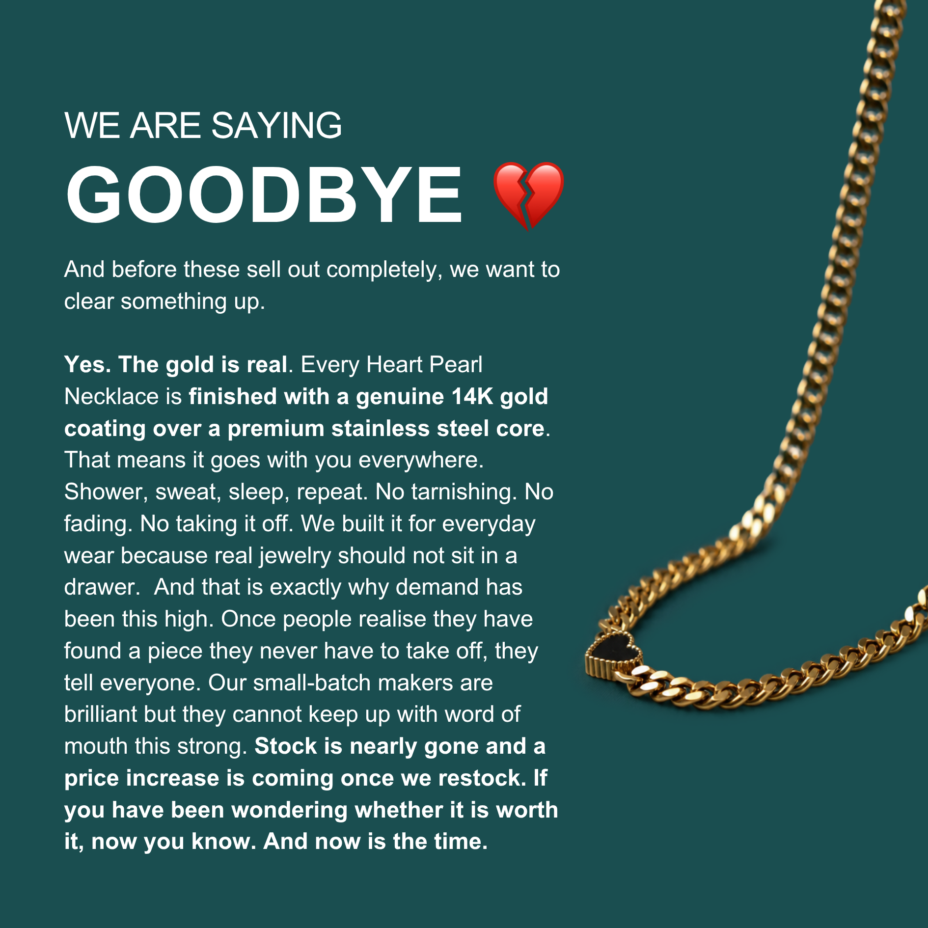 Bellaucci Facebook ad: The Necklace Everyone's Talking About