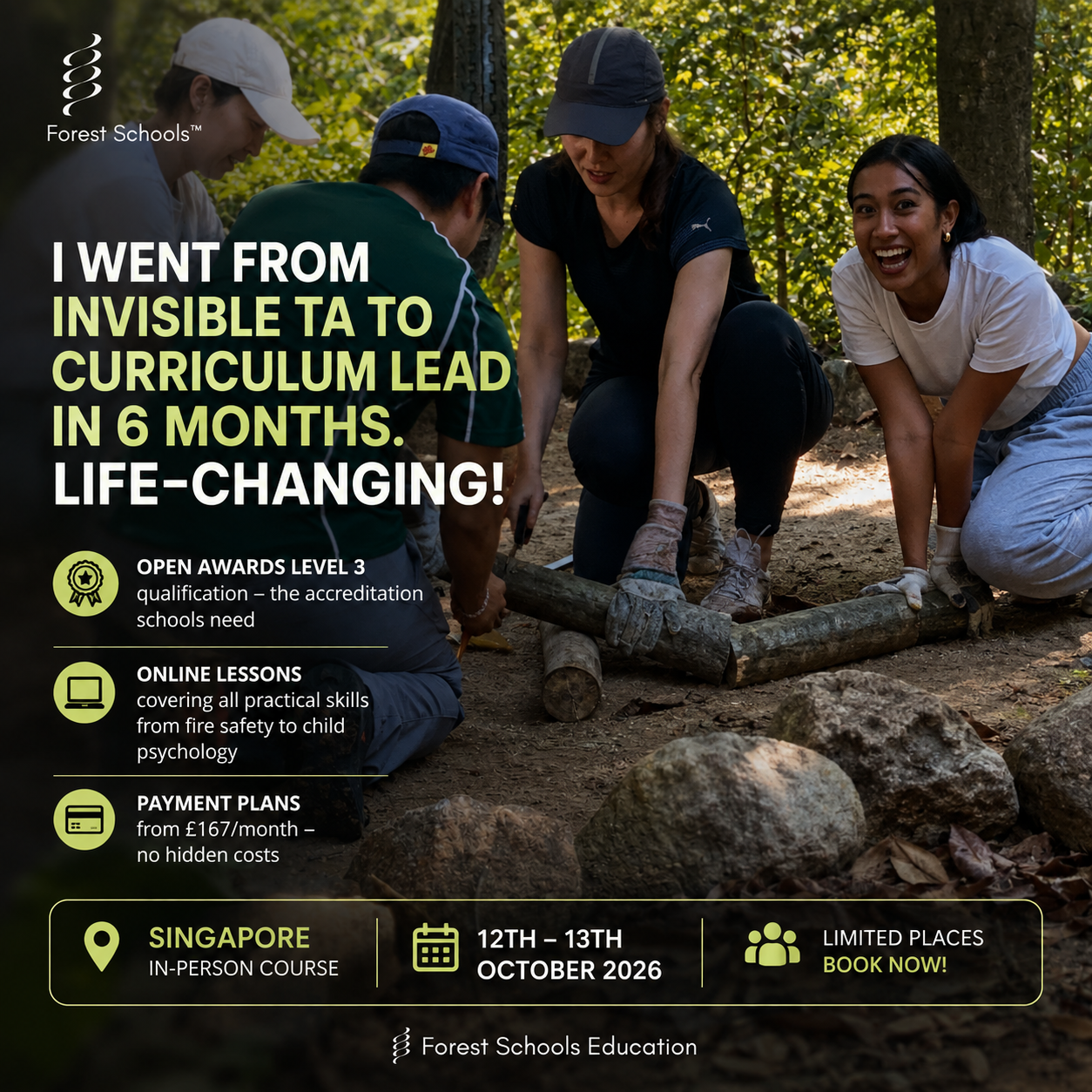 Forest Schools Facebook ad