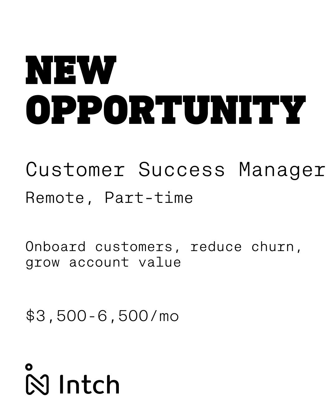 Intch Opportunities Facebook ad: Ready for a change but don’t know where…