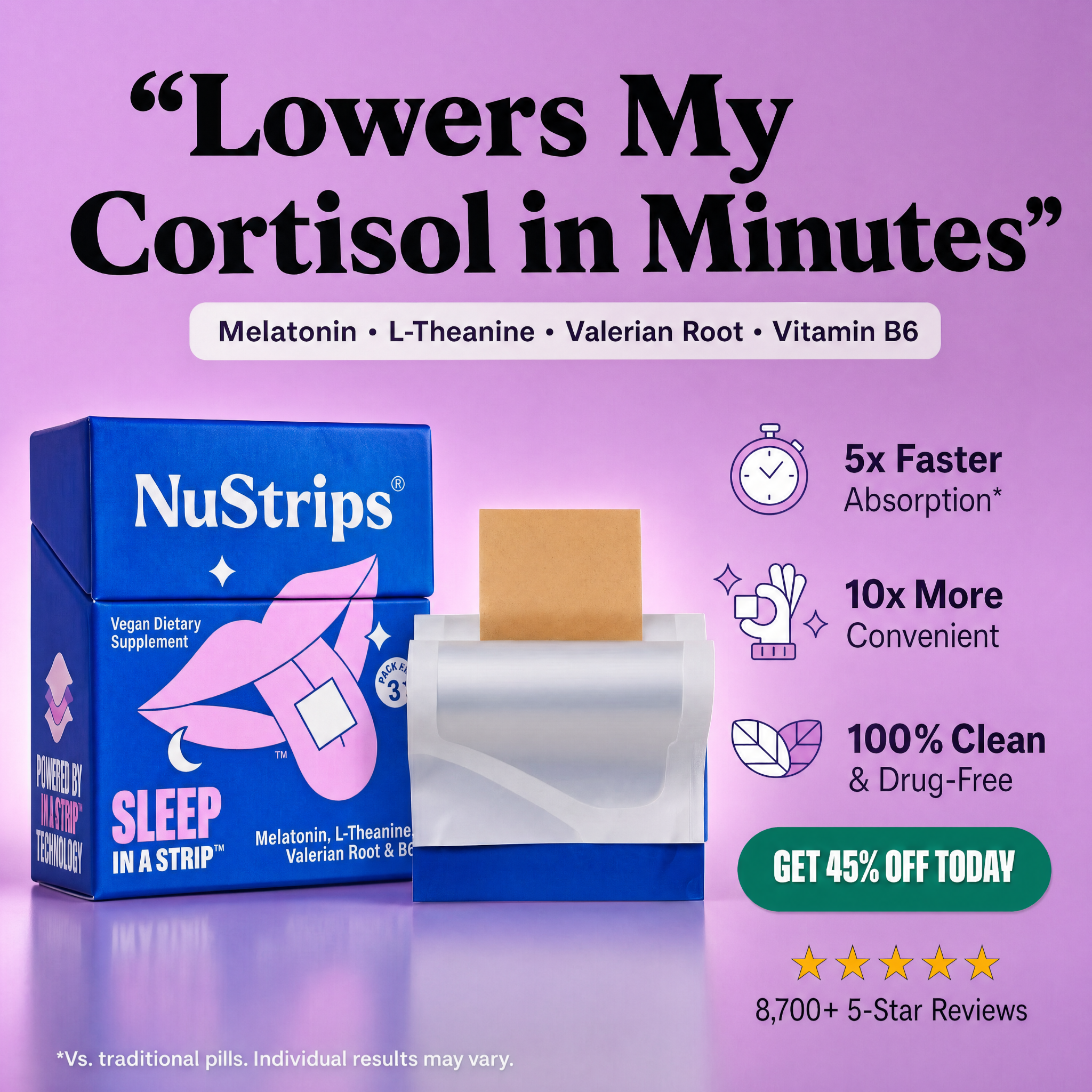 NuStrips Facebook ad