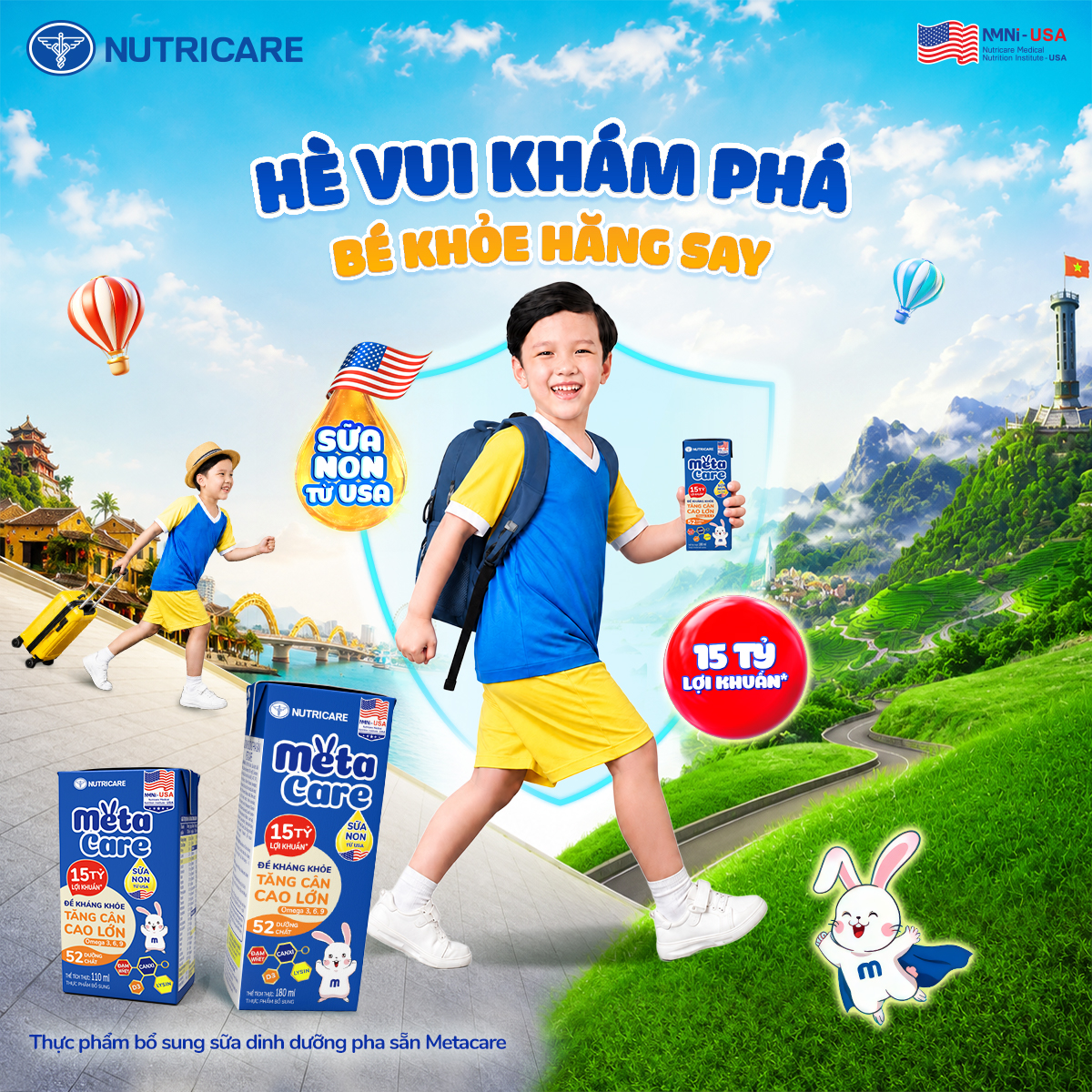 Metacare - Bé tăng cân, cao lớn Facebook ad