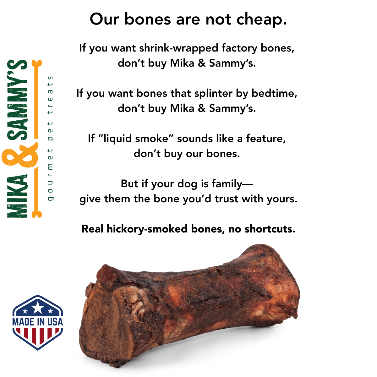 Mika & Sammy's Gourmet Pet Treats Facebook ad