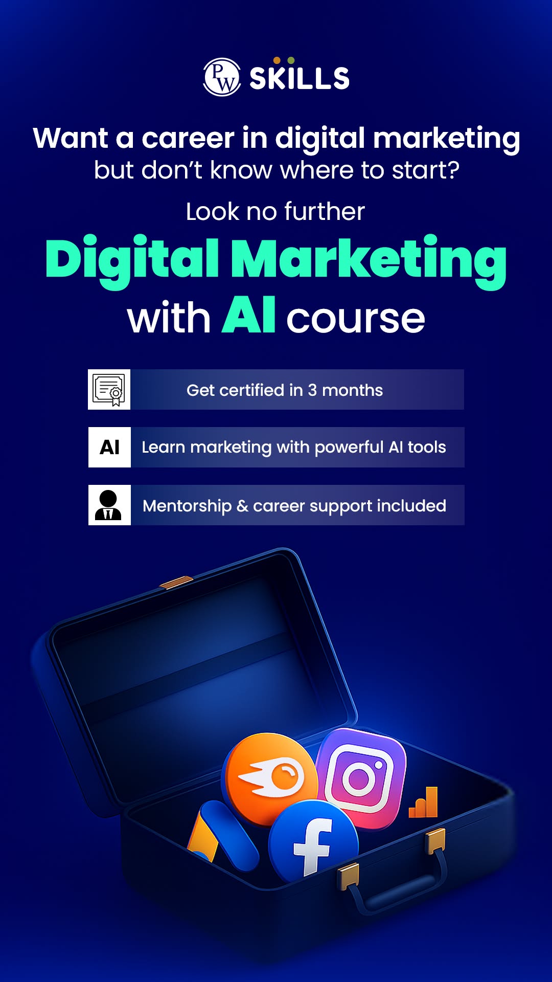 PW Skills Facebook ad