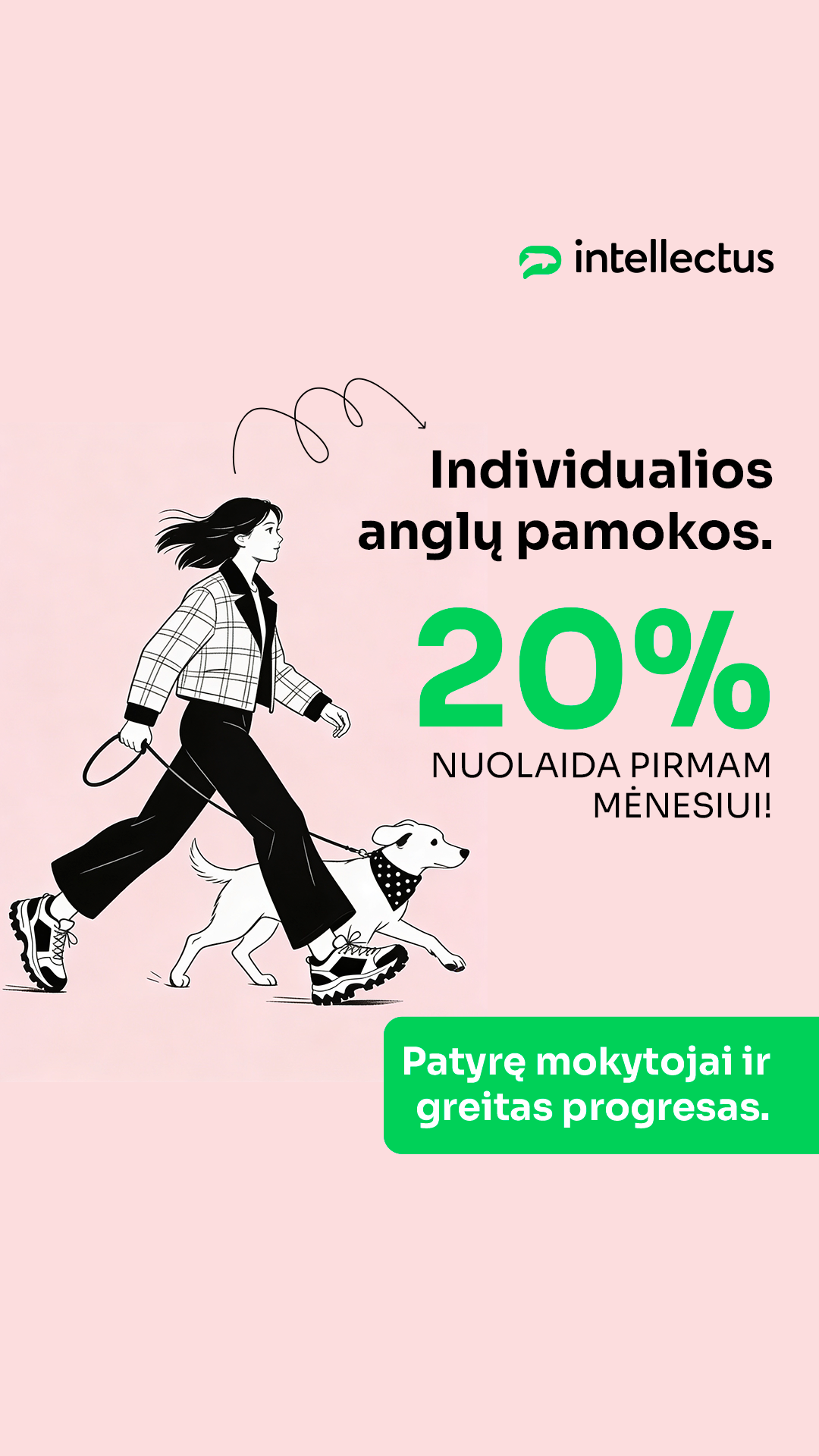 Anglų kalbos mokykla „Intellectus“ Facebook ad