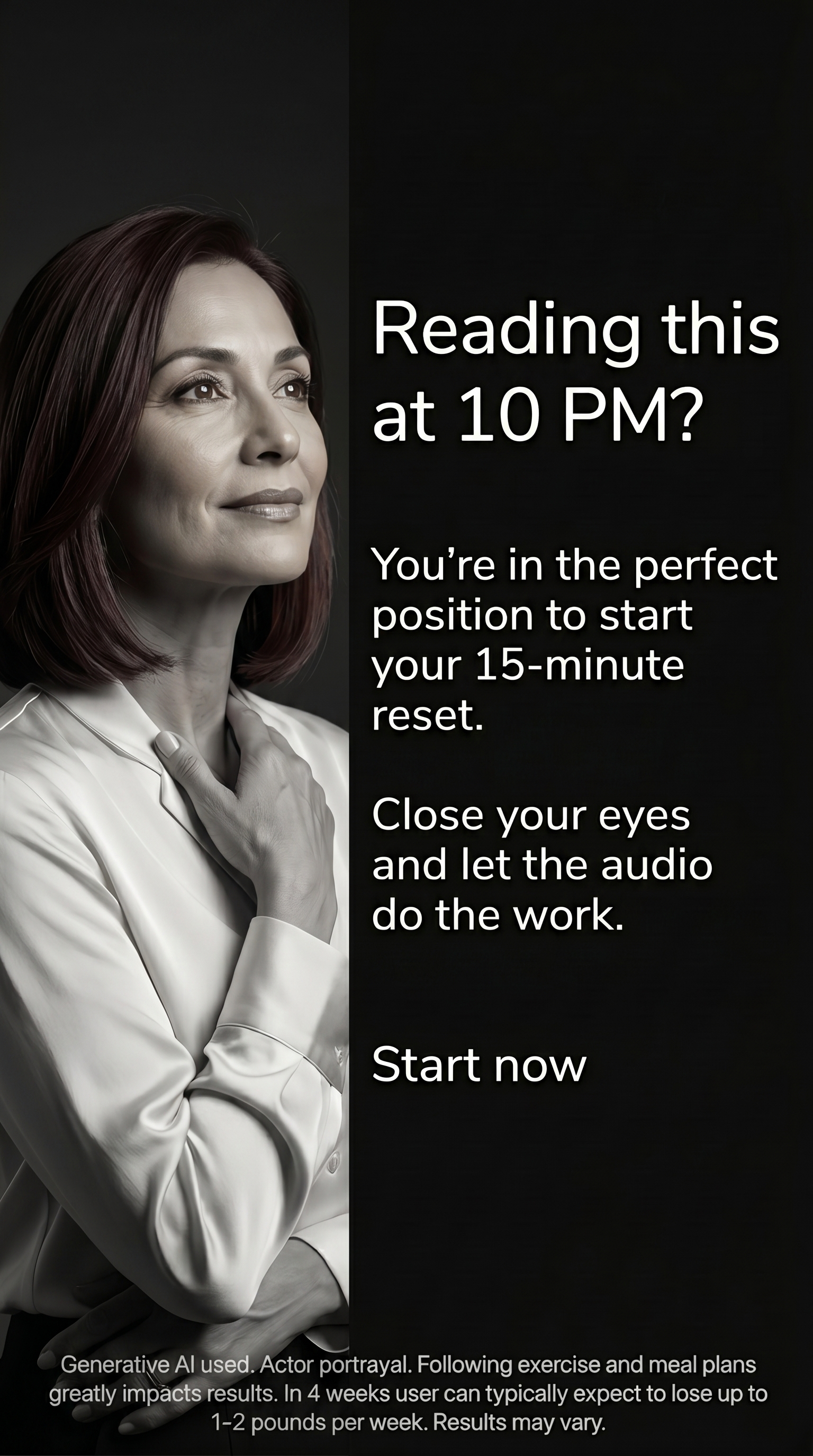 Kure for Hypnotherapy Facebook ad