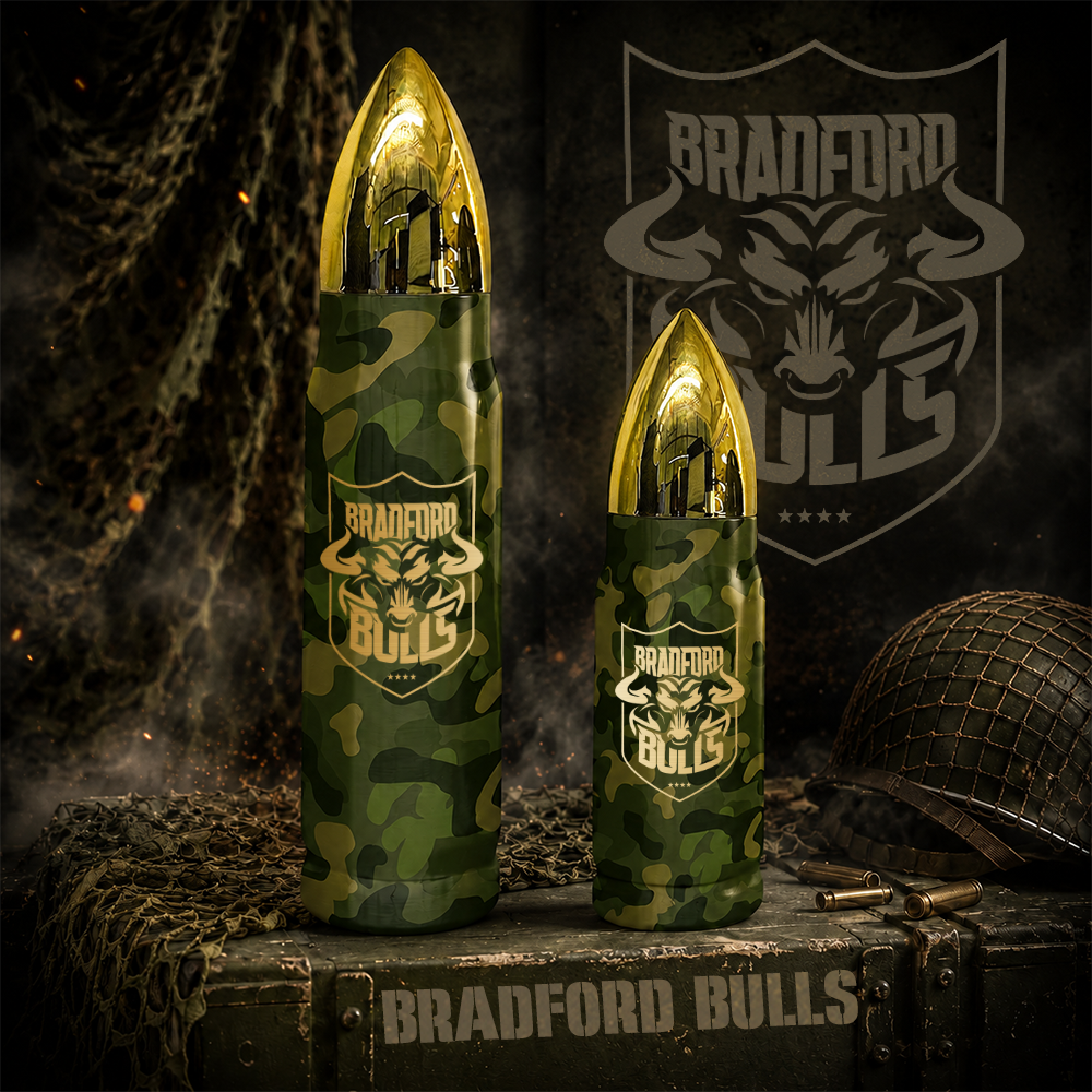 Super League Pulse Facebook ad: Bradford Bulls Hoodie: Bull Power, Charge for Victory!