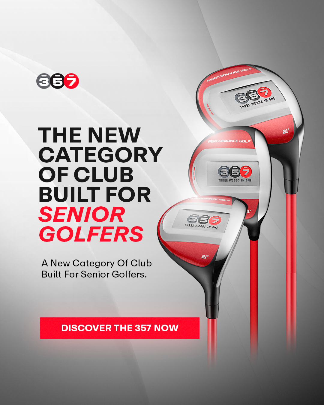 Performance Golf Facebook ad