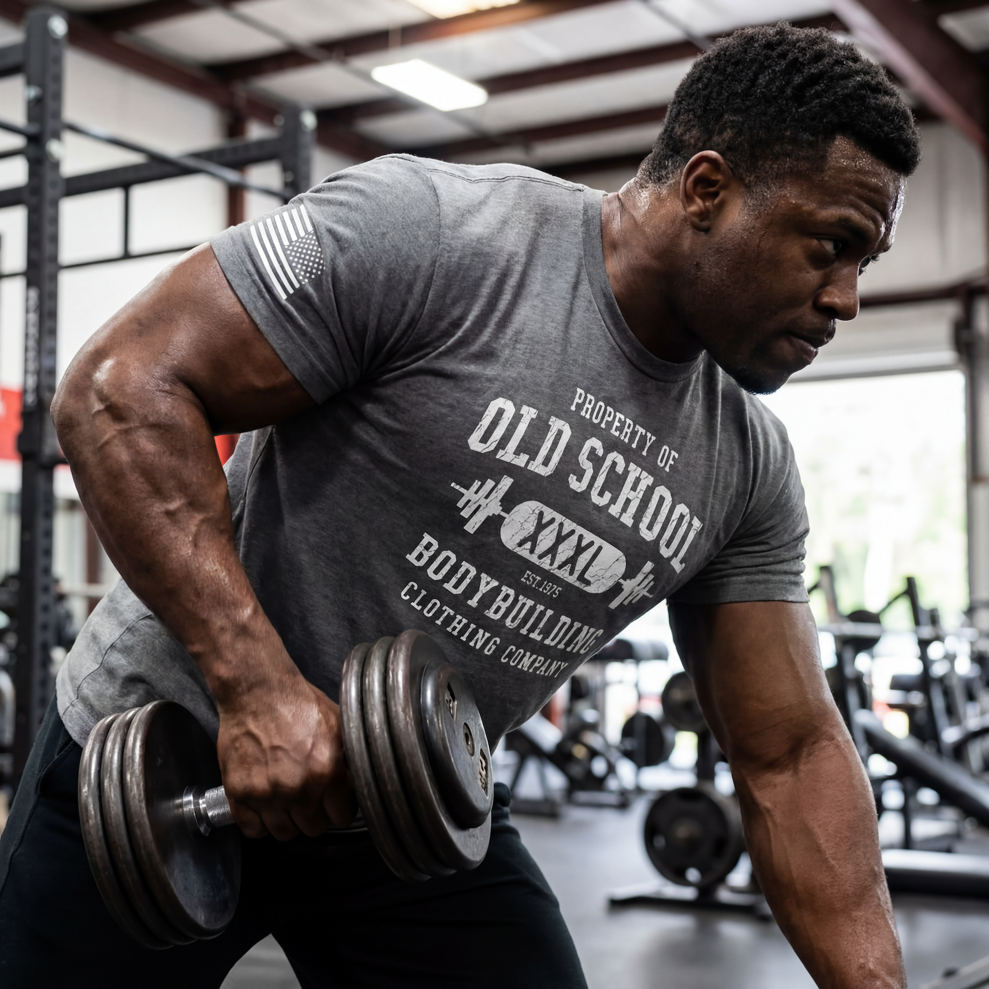 Old School Bodybuilding Clothing Co Facebook ad: 15% OFF Your 1st Purchase