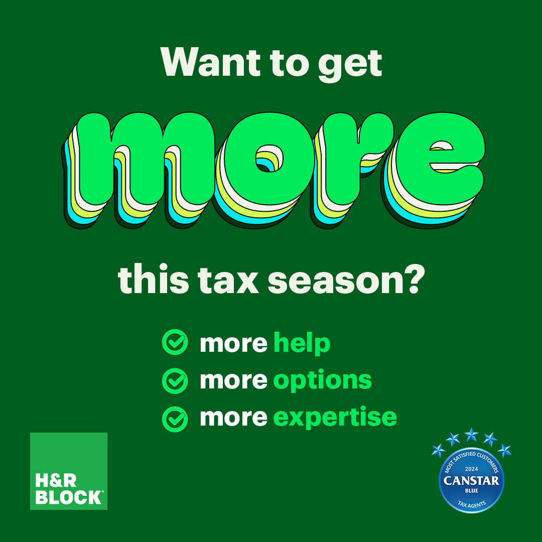 H&R Block Australia Facebook ad