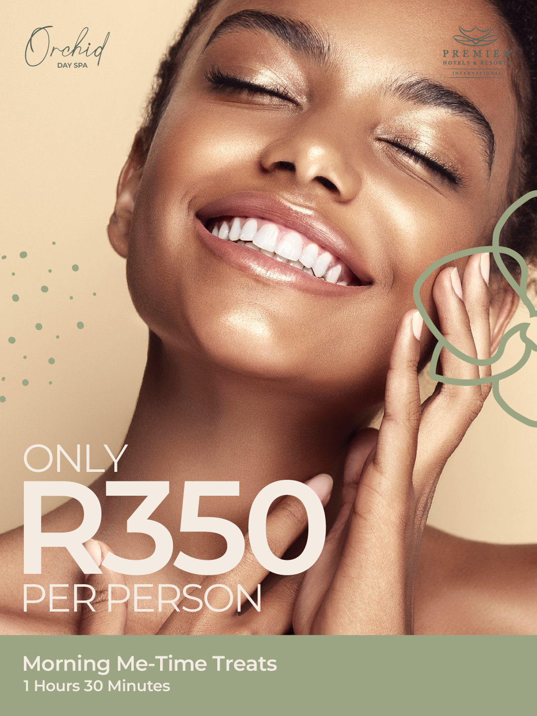 Orchid Day Spa at Premier Hotel Facebook ad