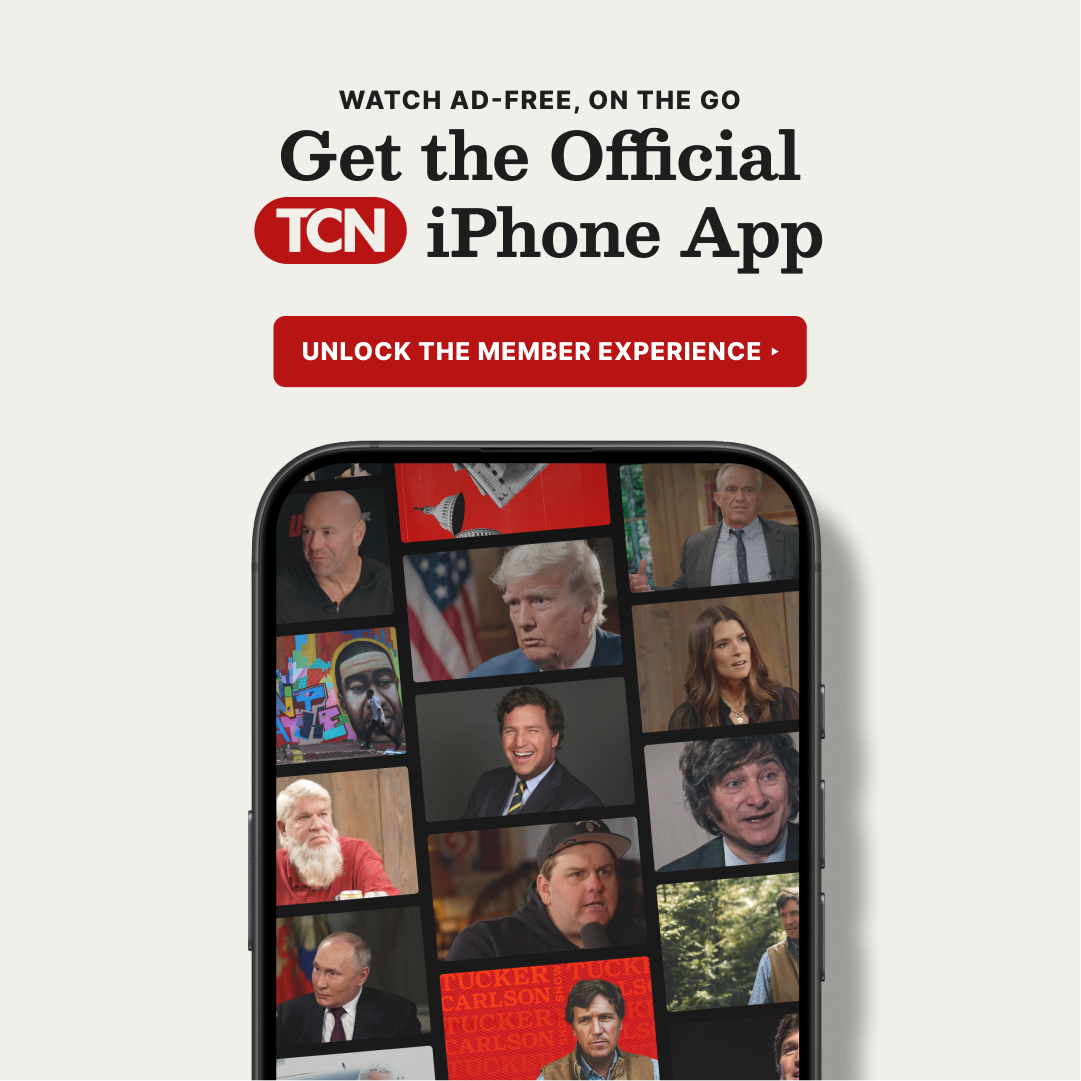 Tucker Carlson Facebook ad: Become a Member to Unlock the Full Experience
