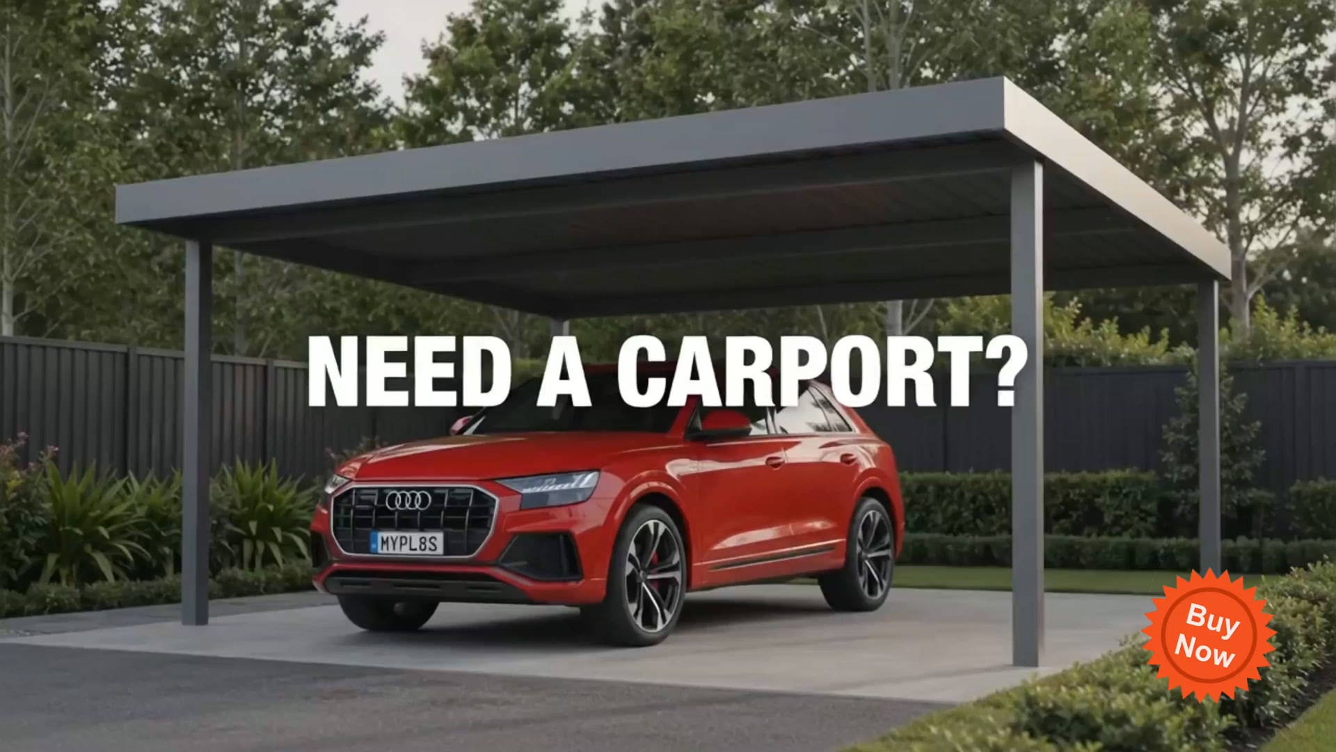 Vendome Living Facebook ad: Australian Made Carport Sale Factory Direct Steel DIY Kits