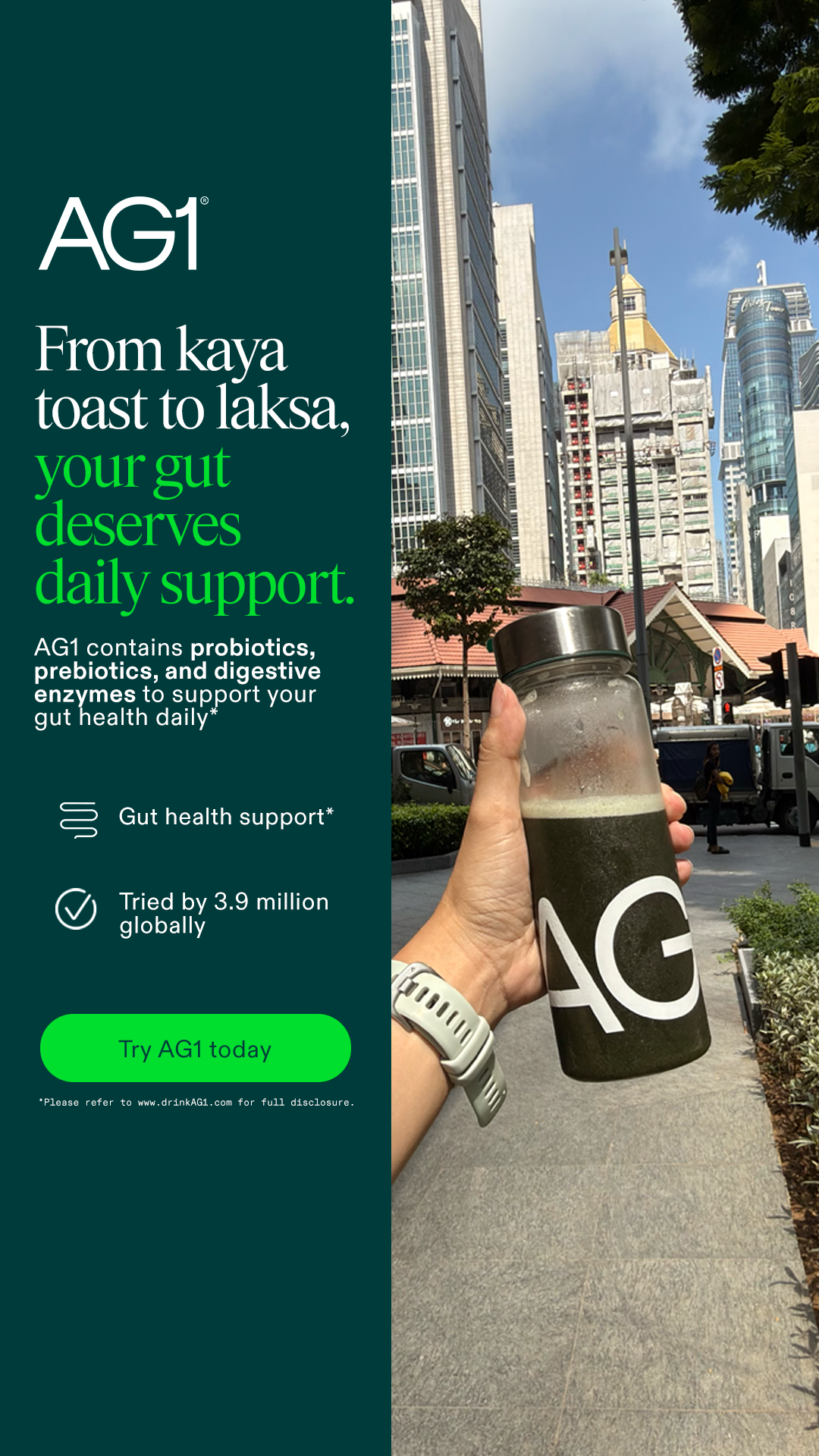 AG1 by Athletic Greens Facebook ad