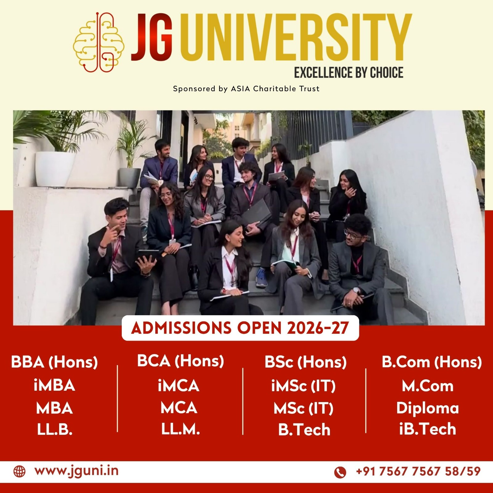 JG University Facebook ad