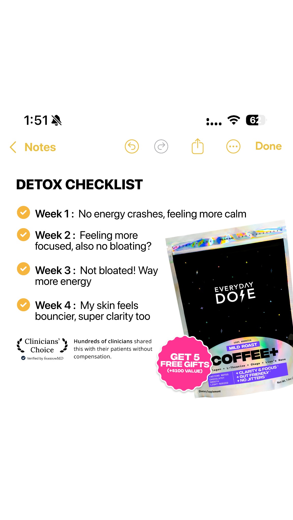 Everyday Dose Facebook ad