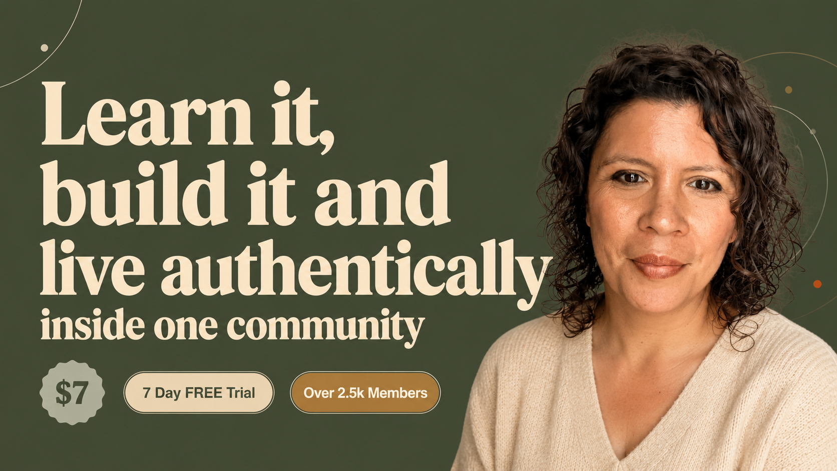 Mercedes Aspland Facebook ad: Join Now - 7 Day FREE Trial