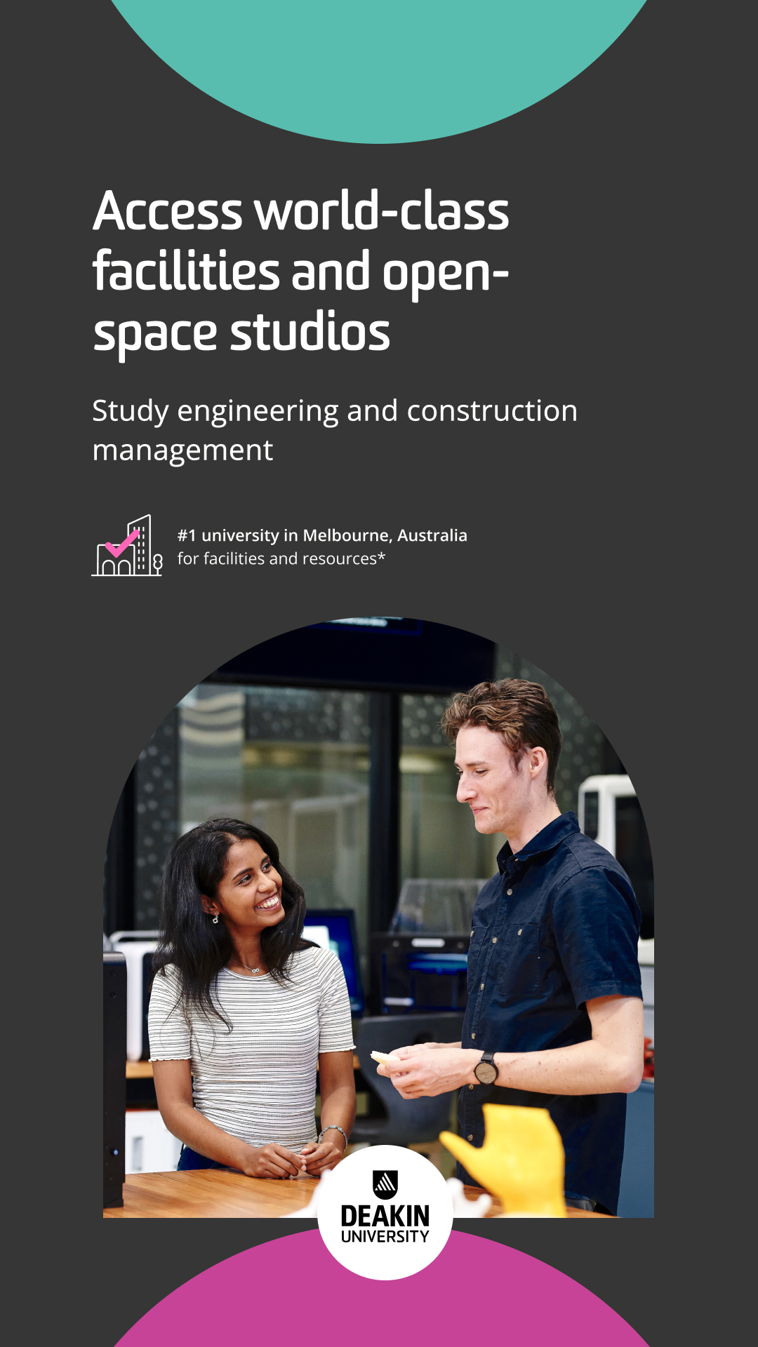 Deakin University - Science and Technology Facebook ad