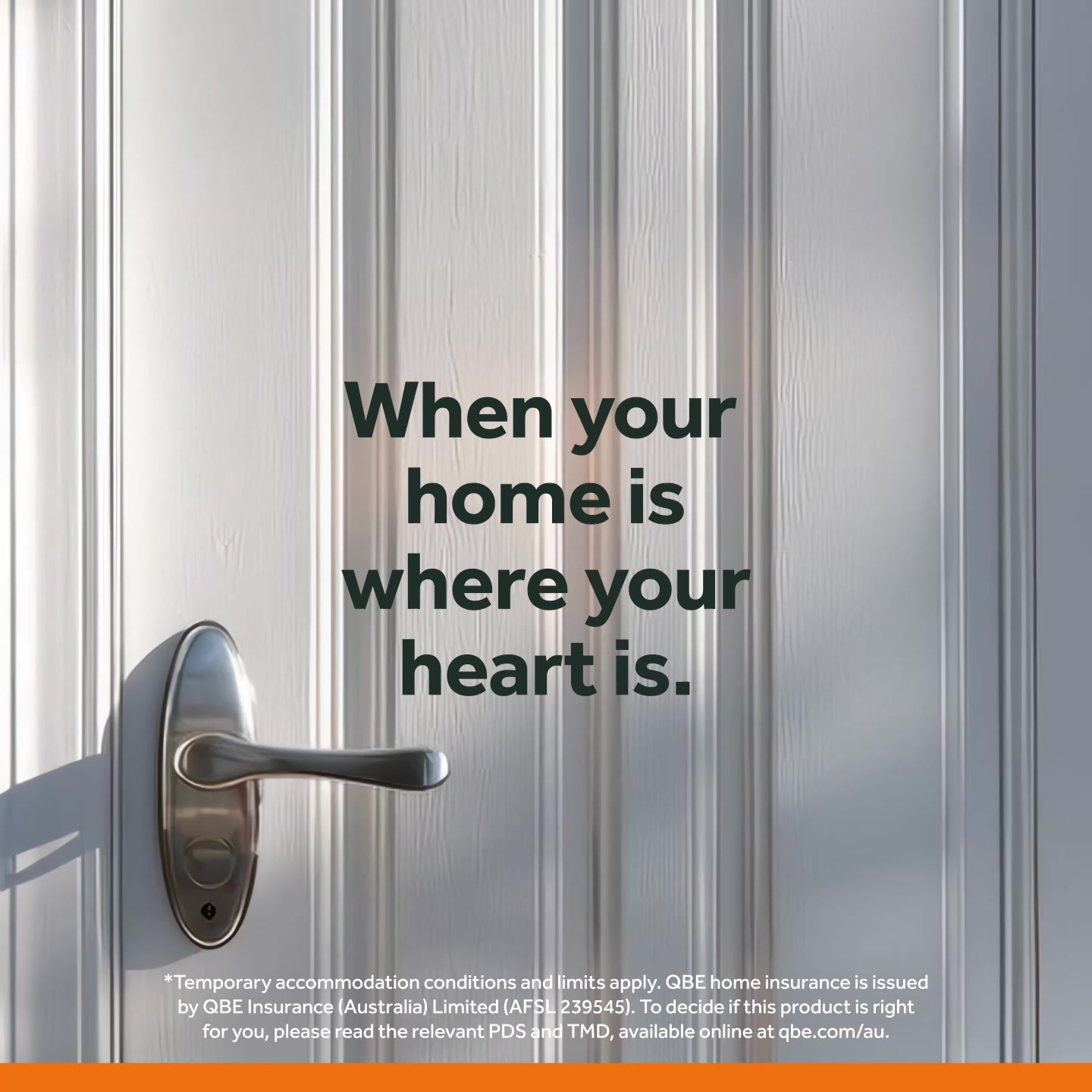 QBE Insurance Australia Facebook ad: Get the home insurance you deserve